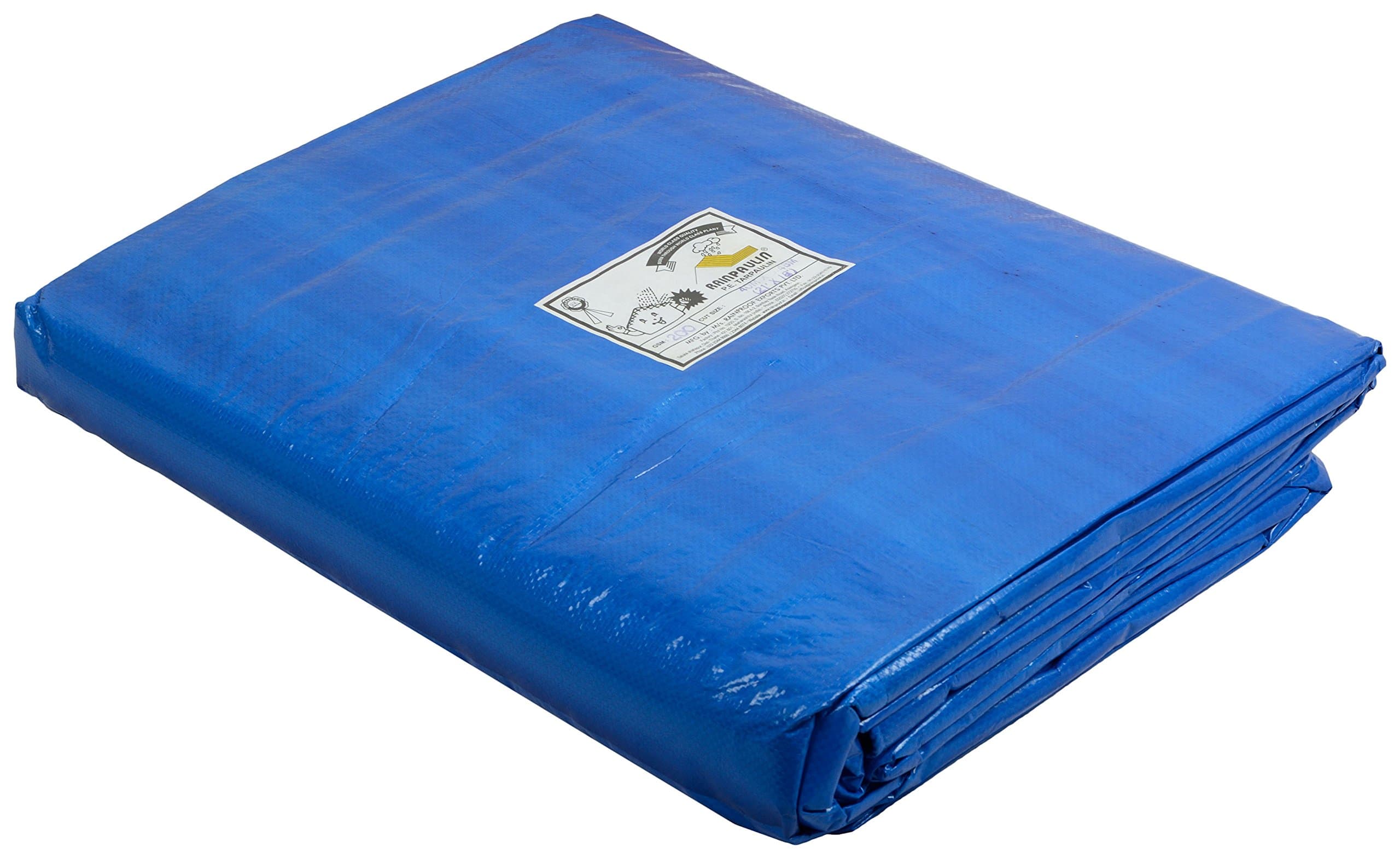 Rainpaulin HDPE Plastic Tarpaulin (Blue, 200 GSM, 12Ft x9Ft