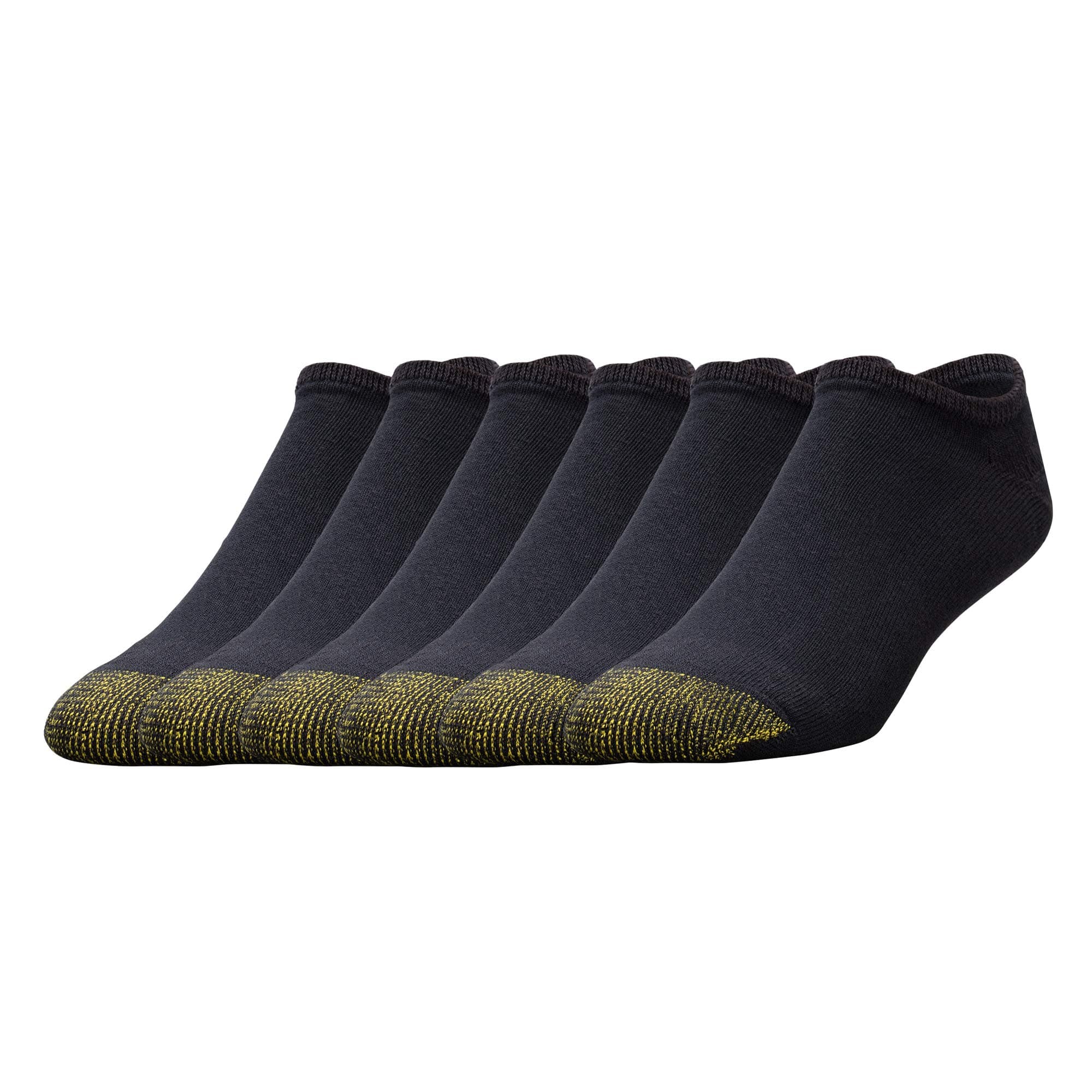Gold Toe Men's Cotton Liner Athletic Sock, 6-Pack
