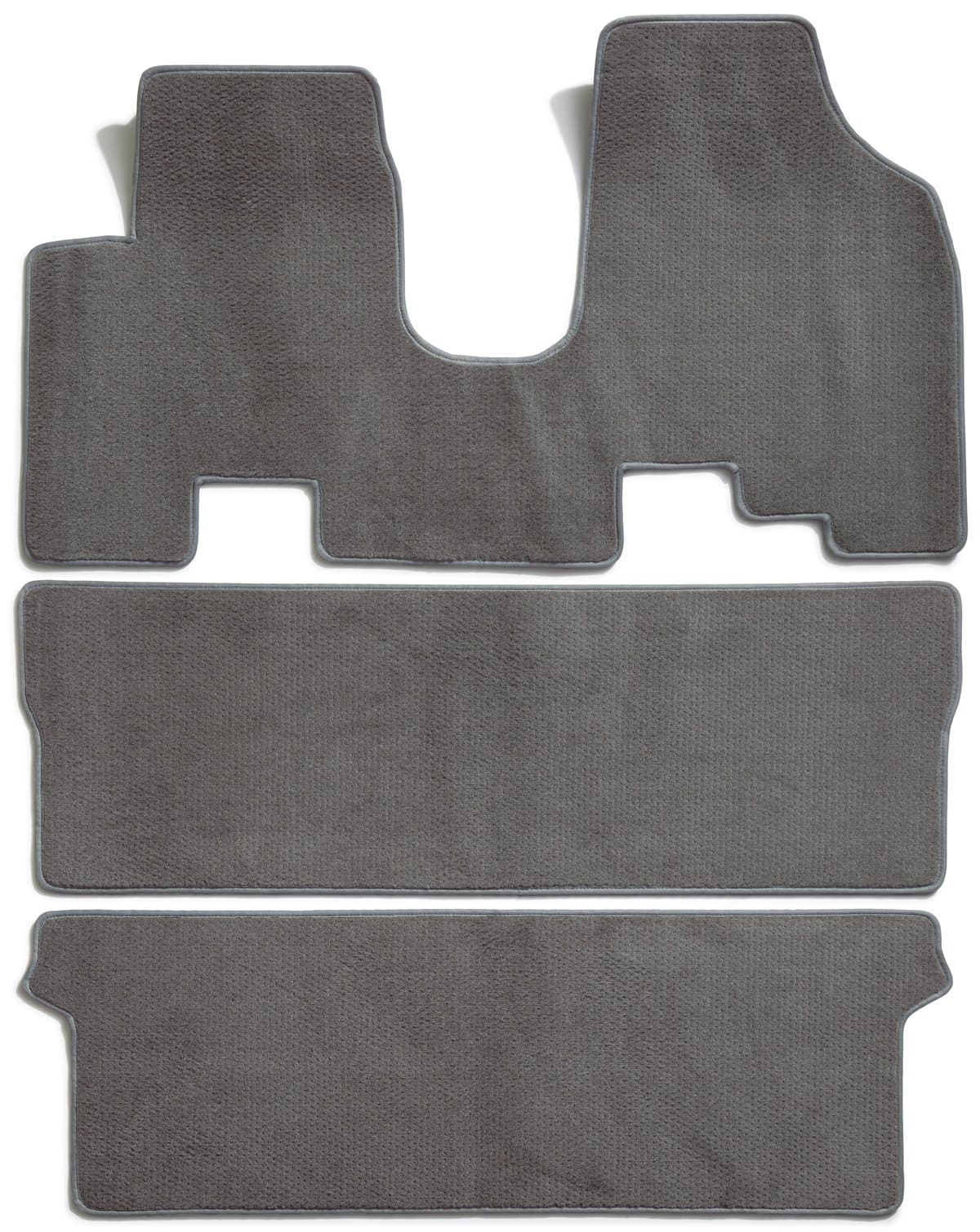 Premier Custom Fit 3-piece Set All One Piece Carpet Floor Mats for Honda Odyssey (Premium Nylon, Gray) - 761977-47