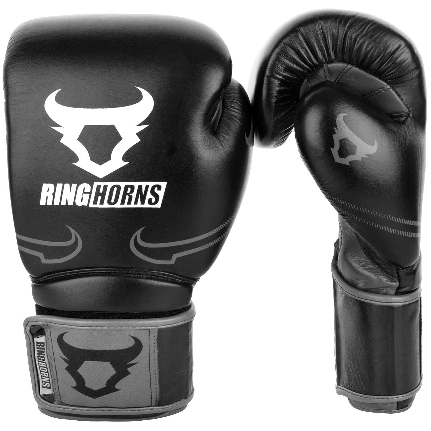 Ringhorns Unisex's Destroyer Boxing Gloves, Black/Grey, 14 oz