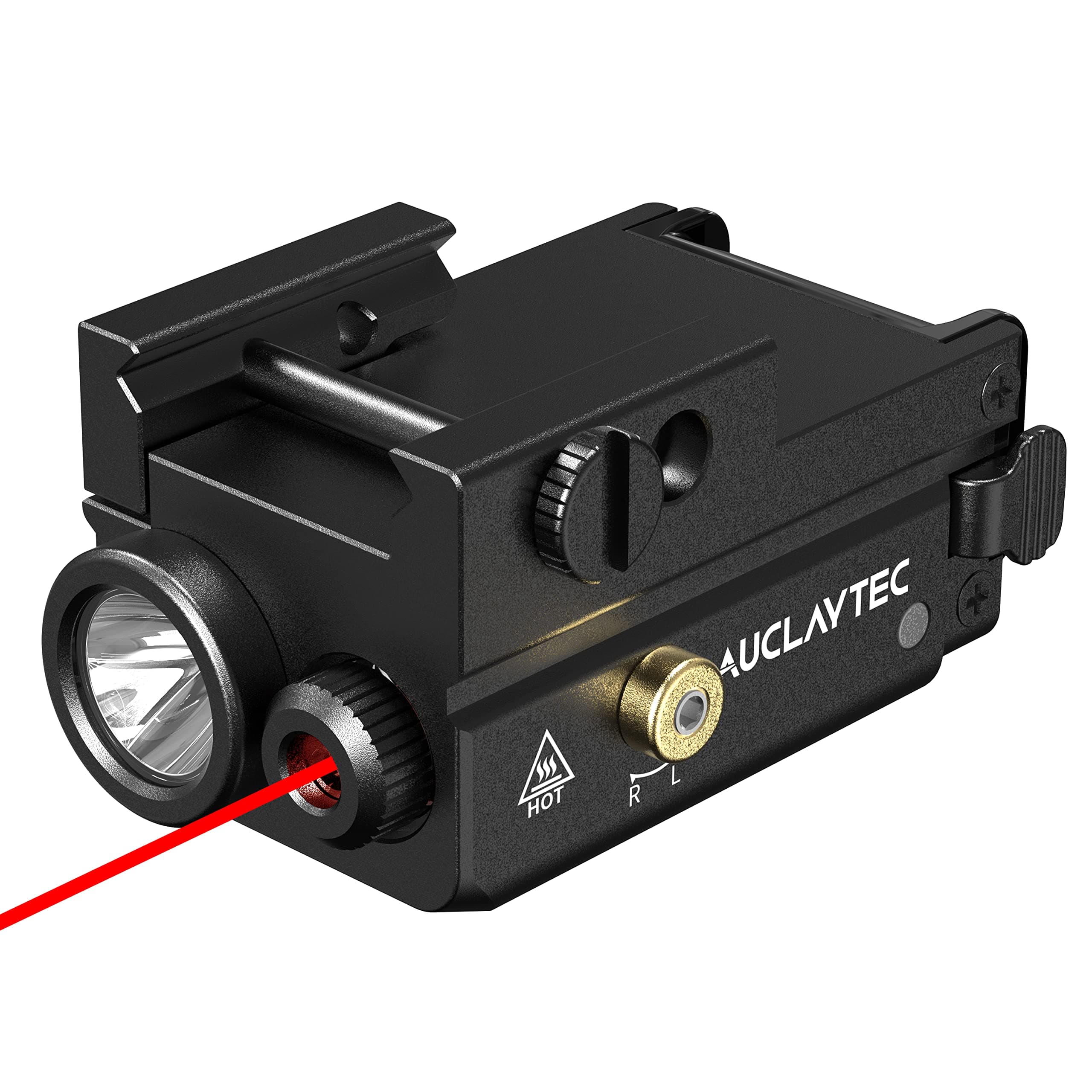 Pistol Light with Red Laser Beam for Guns,Tactical Pistol Light and Red Laser Sight Combo 420 Lumen,Flashlight Laser Combo for Pistol,Strobe Weapon Light with Green Laser for Gun with Picatinny Rail