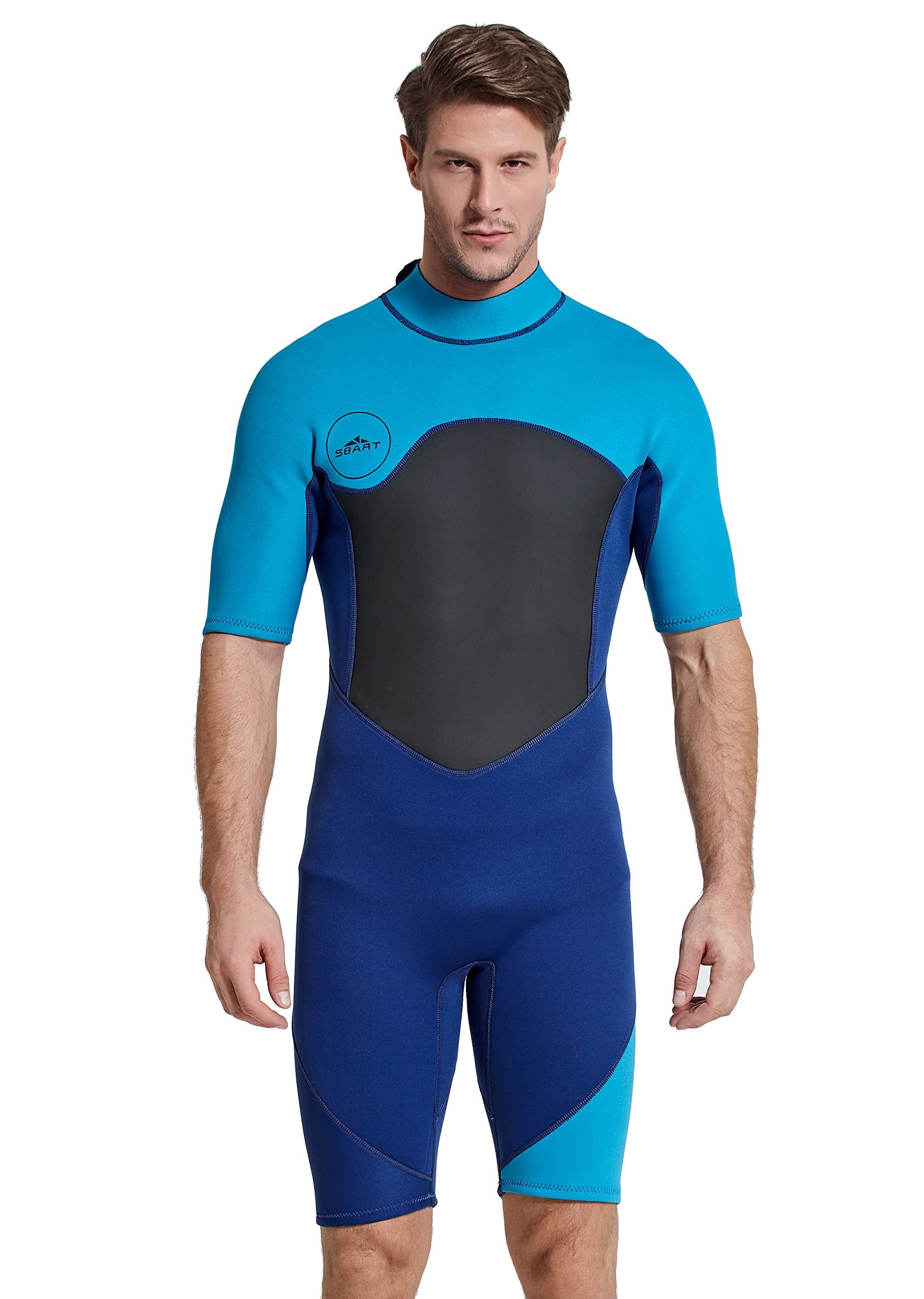 Unisex Short Sleeve 2MM Neoprene Wetsuit Men for Surfing One Piece Triathlon Scuba Diving Spearfishing Wetsuit Women Surfing