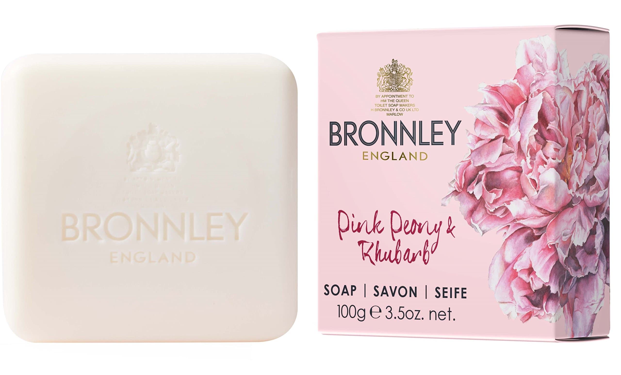 Bronnley Pink Peony & Rhubarb 100g Soap