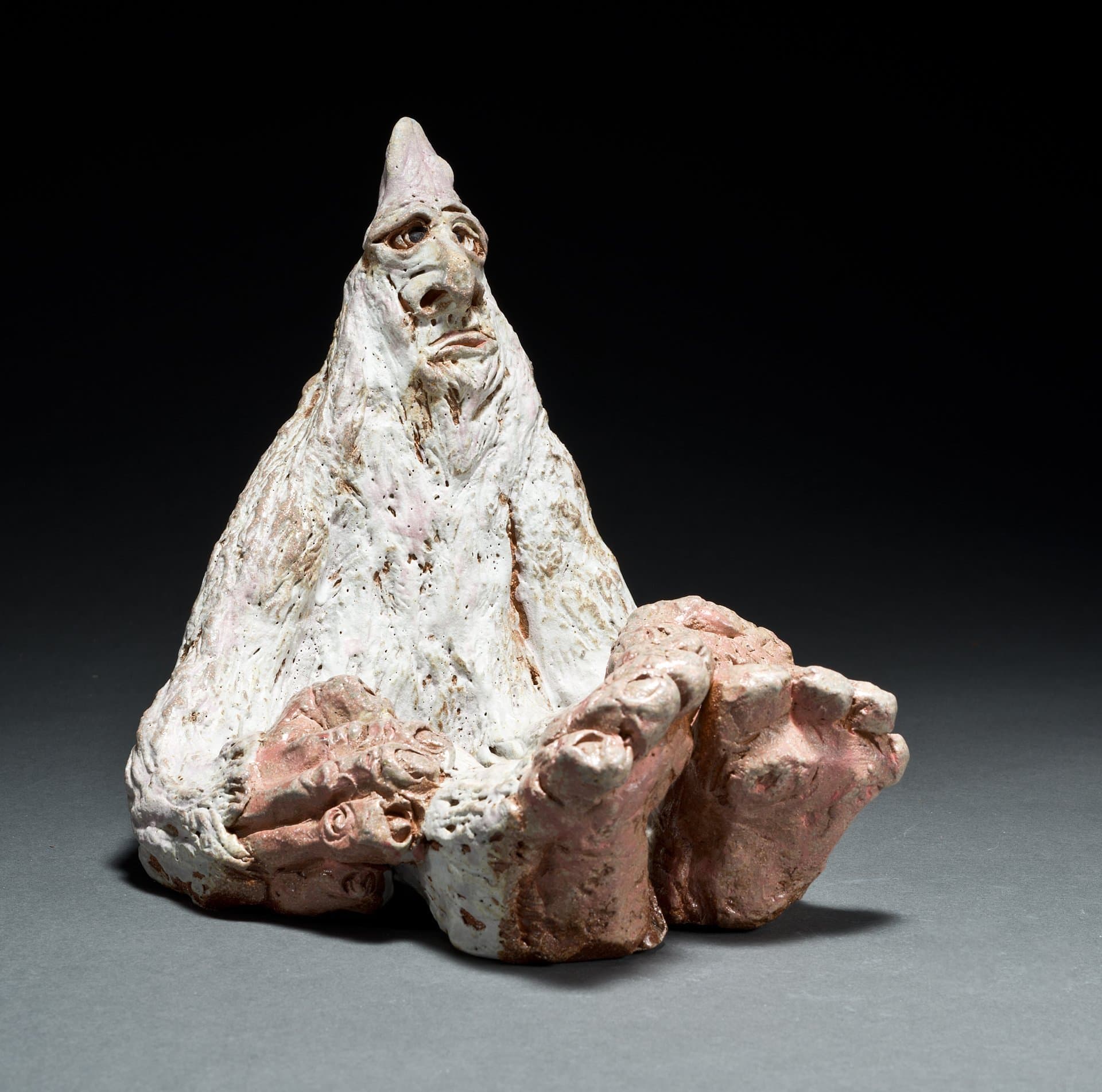 Bobert The Sasquatch Yeti Bigfoot Abominable Snowman Clay Sculpture Creature Ceramic