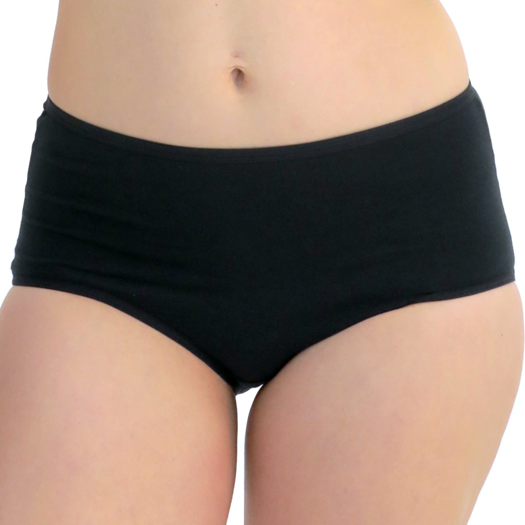 WomenÃÃÃÃâs Cotton Briefs 3 Pack -Soft, Breathable, Comfortable Panties Ãby (X-Large, Black)