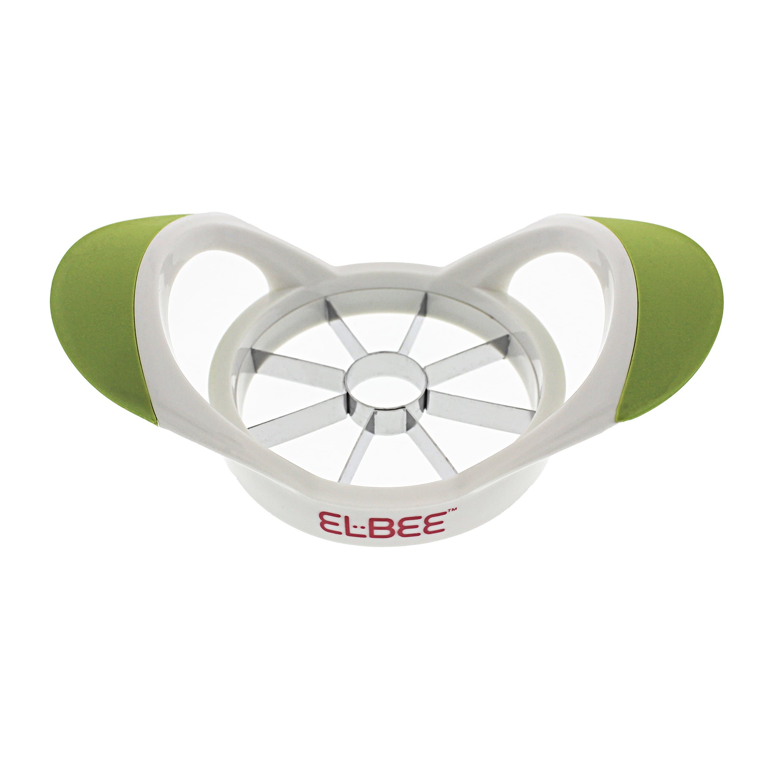 ElbeeHome Upgraded Apple Slicer Cutter and Divider, Easy Grip Ultra Sharp Stainless Steel Blades, Easy to Clean, Makes Perfect Slices Every Time, Can Cut Large Apple