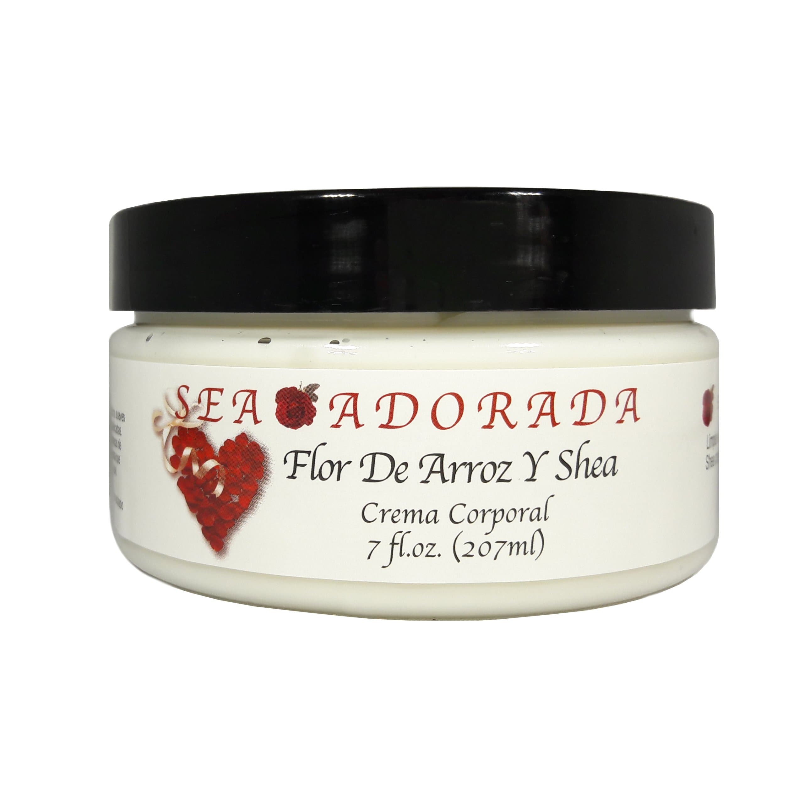 Crema Corporal, Flor De Arroz Y Shea, 8 Fluid Ounce