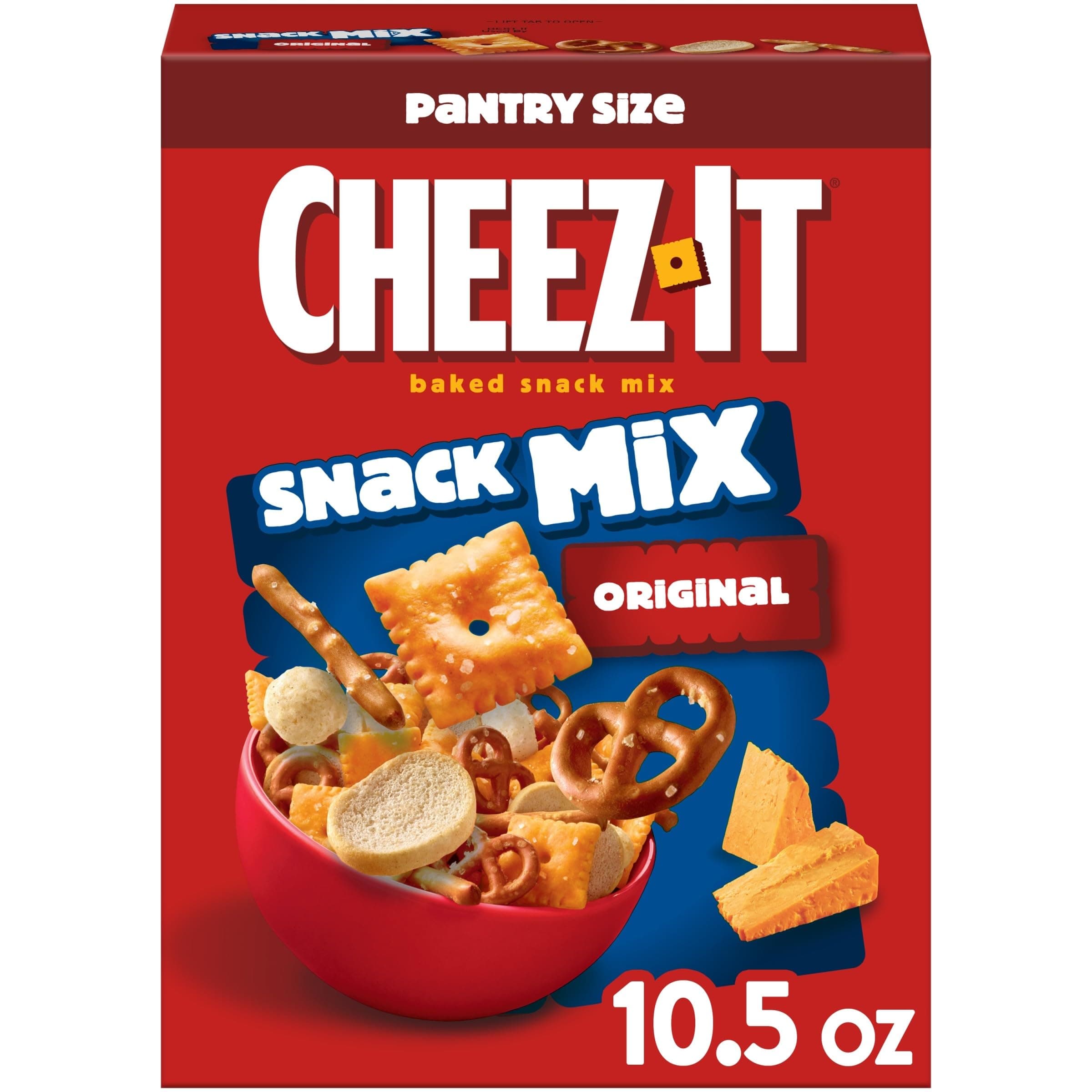 Cheez-It Baked Snack Mix, Classic, 10.5 oz Box