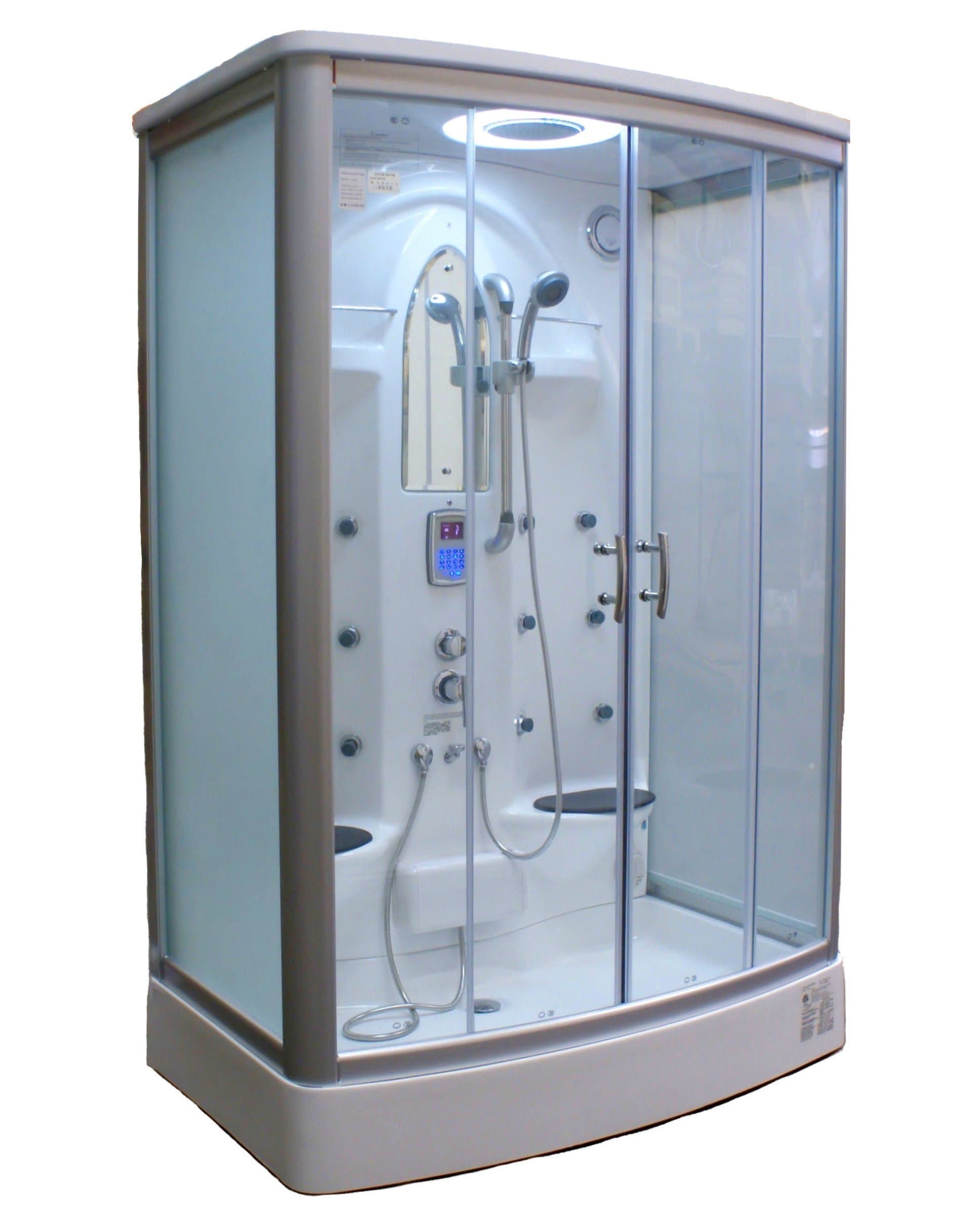 M-668 Sliding Door Walk-In Steam Shower Enclosures Unit