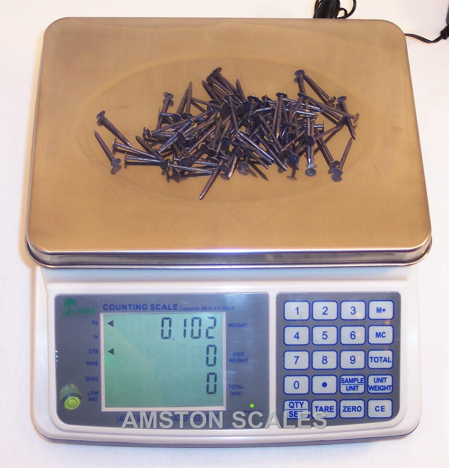 TREE MCT 33 Plus MID Counting Scale, 33 LB X 0.001 LB Precision Weighing Warehouse Industrial Commercial Manufacturing Counting Instrument