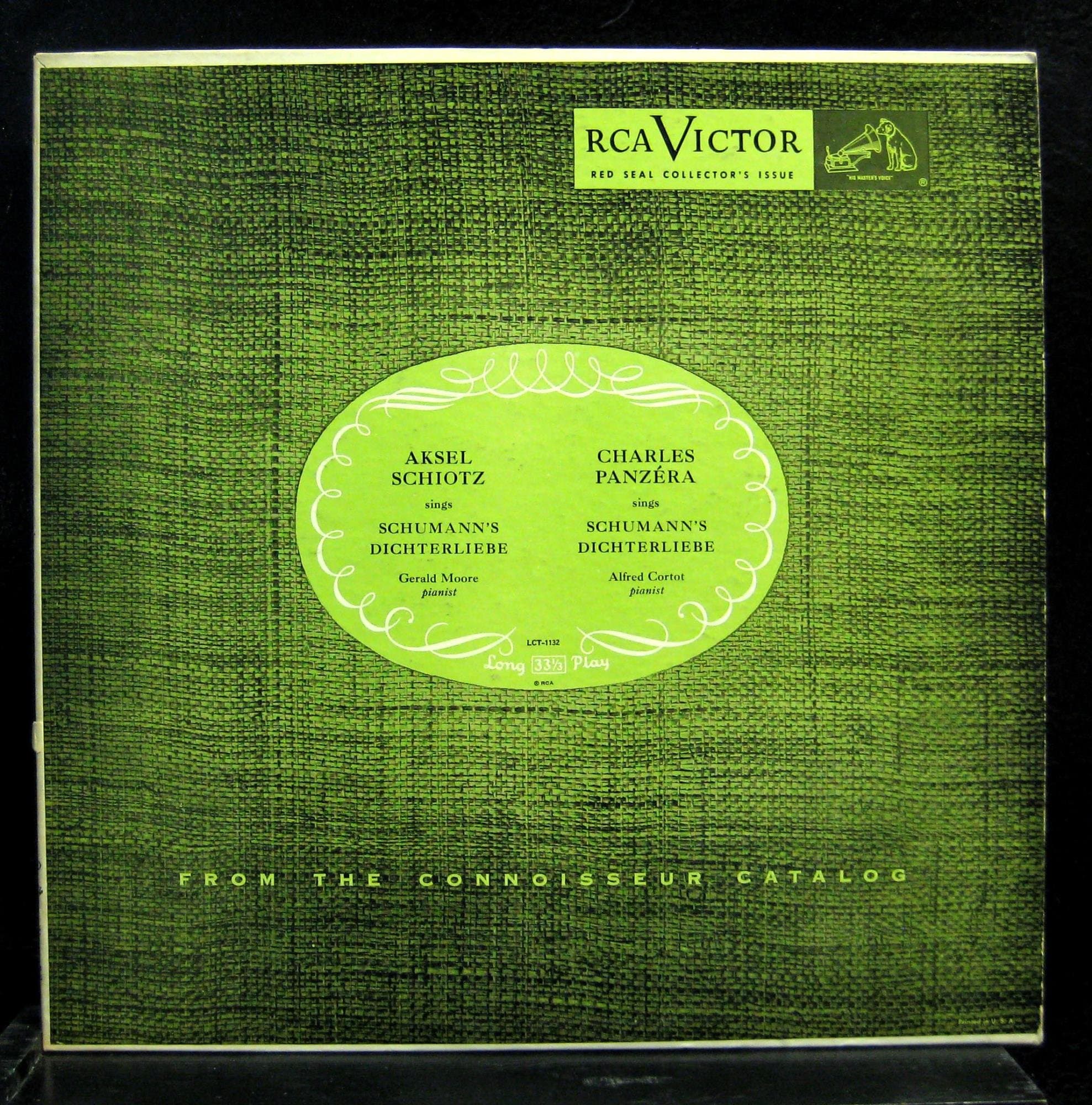 Aksel Schiotz & Charles Panzera Schumann Dichterliebe vinyl record