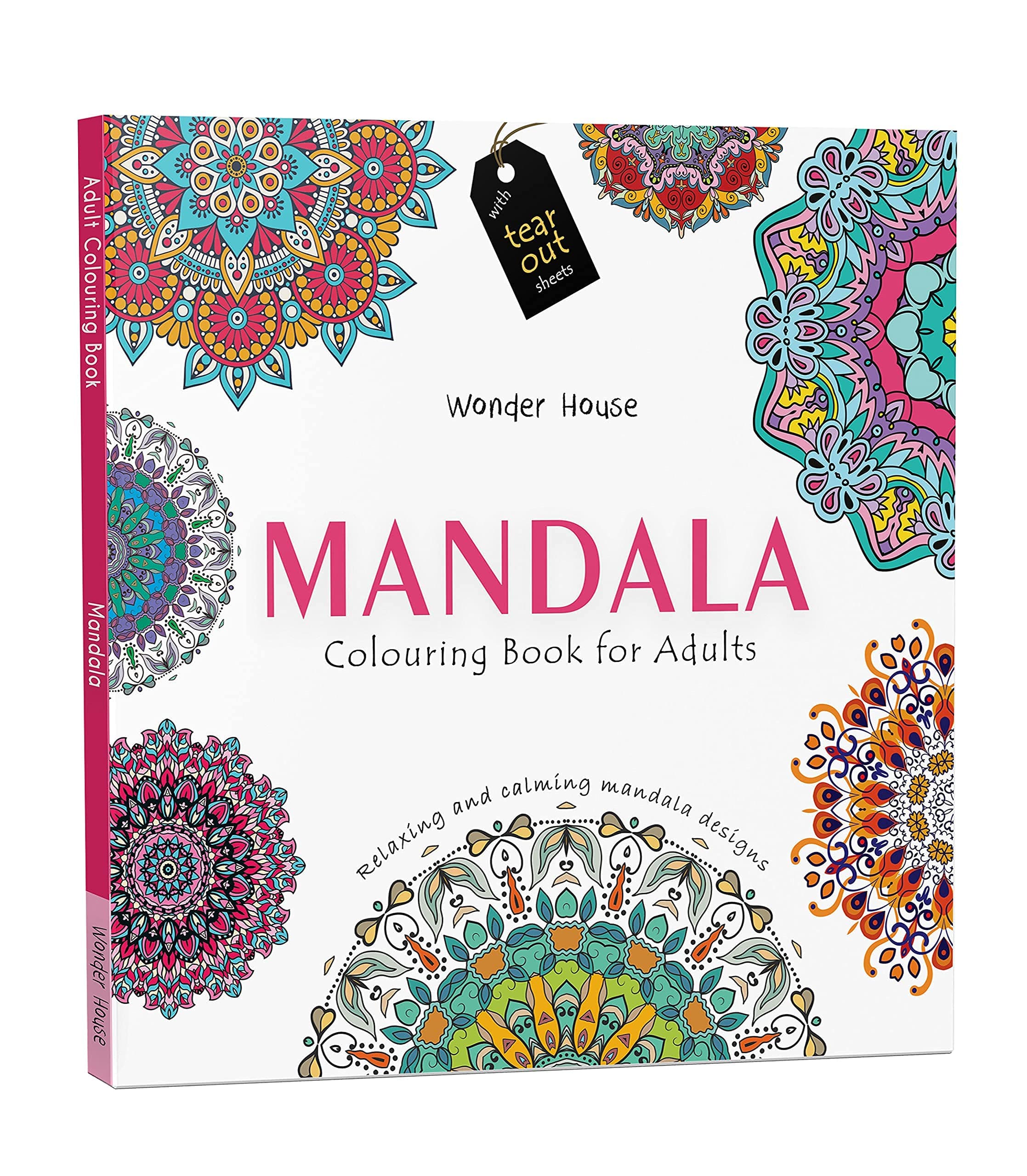 Mandala: Colouring Books for Adults with Tear Out Sheets (Adult Colouring Book) [Paperback] Wonder House Books Editorial