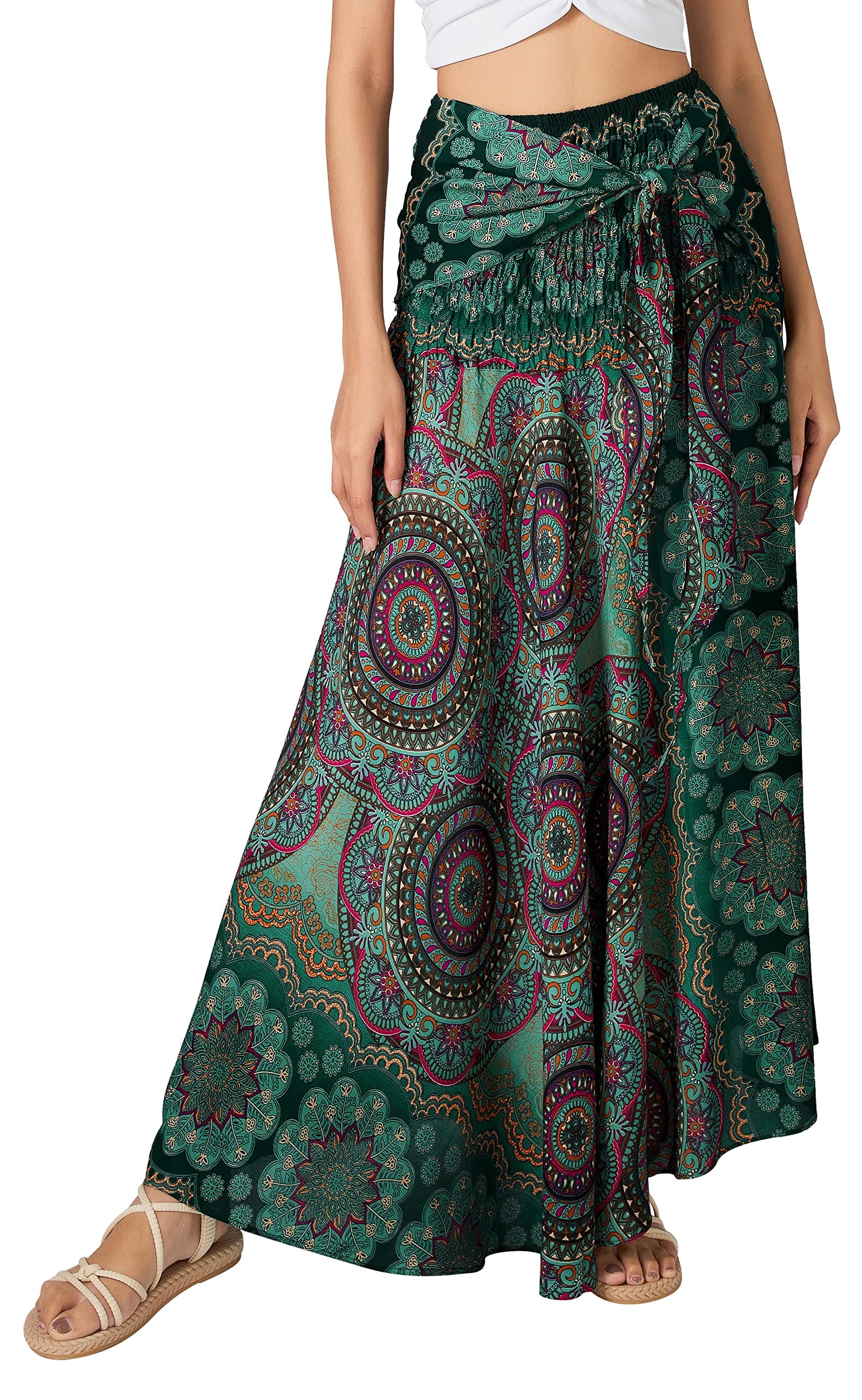 Joob JoobLong Boho Skirts for Women - Bohemian Hippie Maxi Summer Skirt
