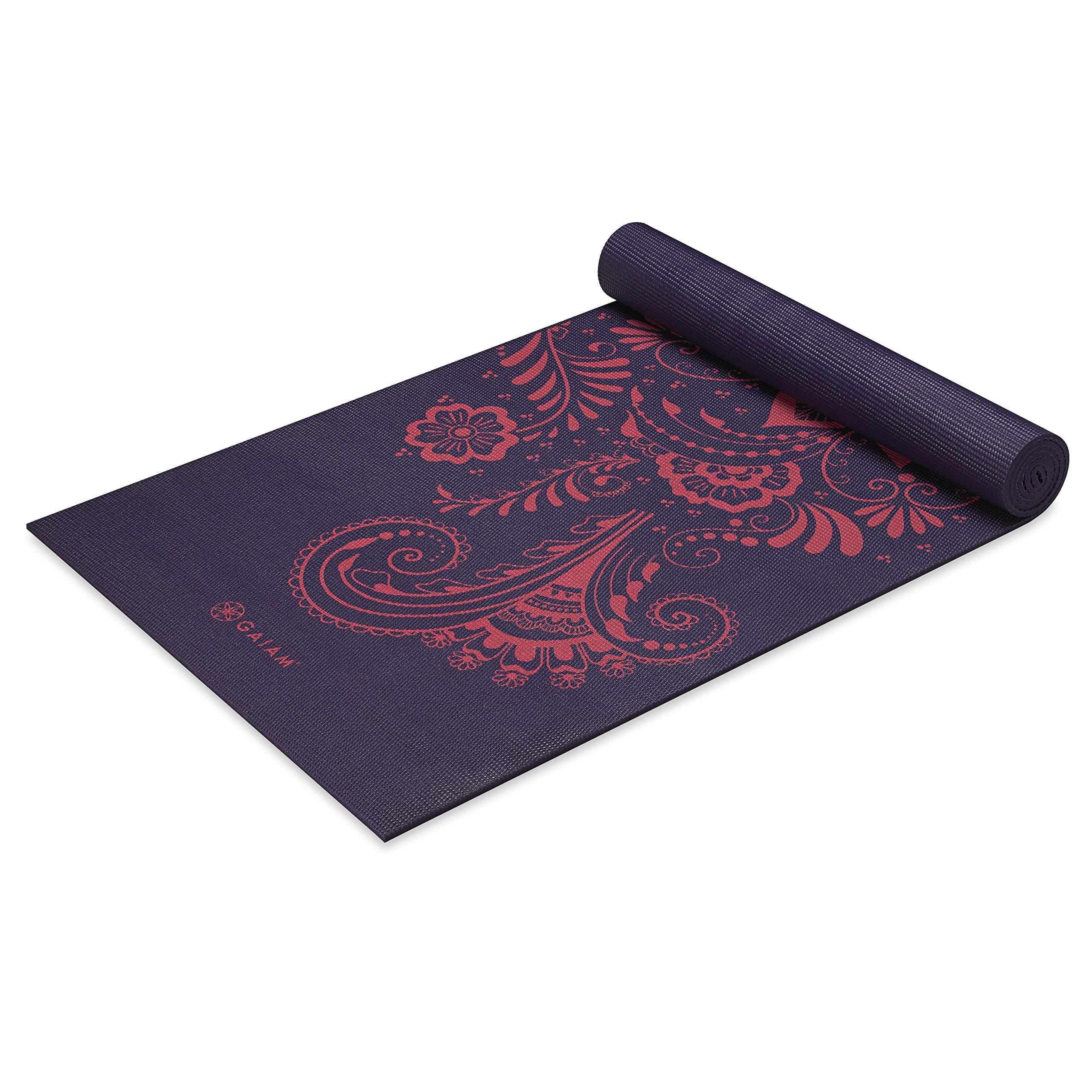 Yoga Mat - Premium 6mm Print Extra Thick Non Slip Exercise & Fitness Mat for All Types of Yoga, Pilates & Floor Workouts (68"L x 24"W x 6mm Thick)