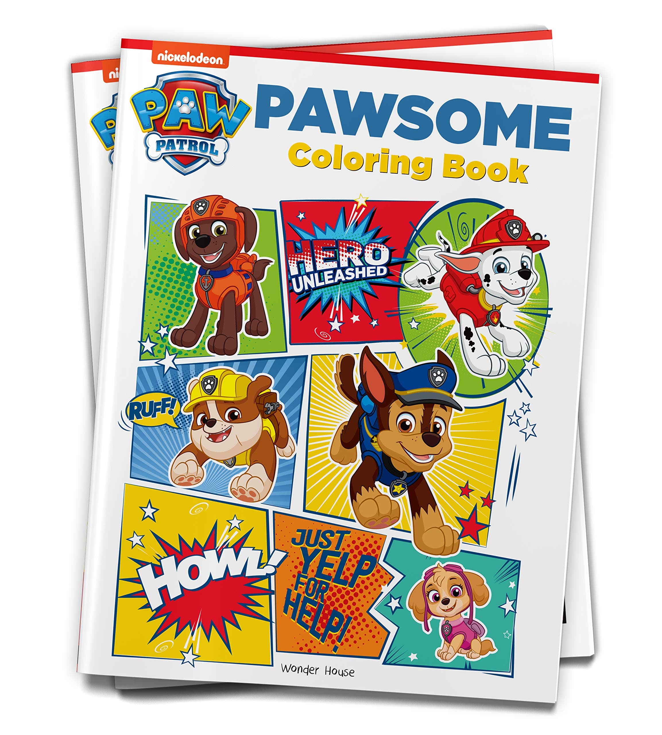 Pawsome: Paw Patrol Coloring Book For Kids Paperback by Wonder House Book