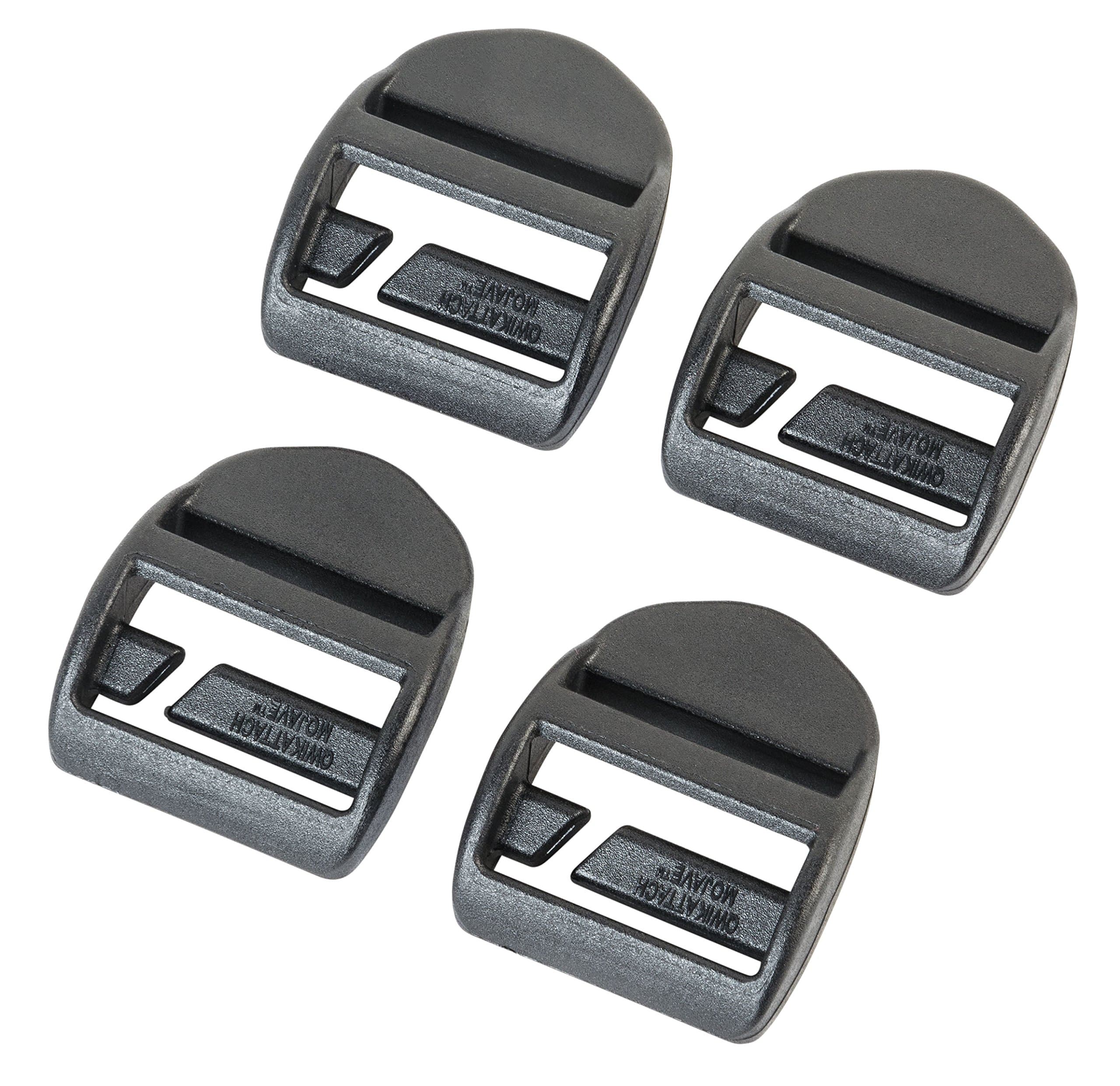 AceCamp25mm Duraflex Tension Locks, Plastic Adjuster for Loose Straps, Prevention Buckles Set, Repair Kit for Backpack, Shoulder Bag, Camping, Hiking, Emergency - 4 Pieces