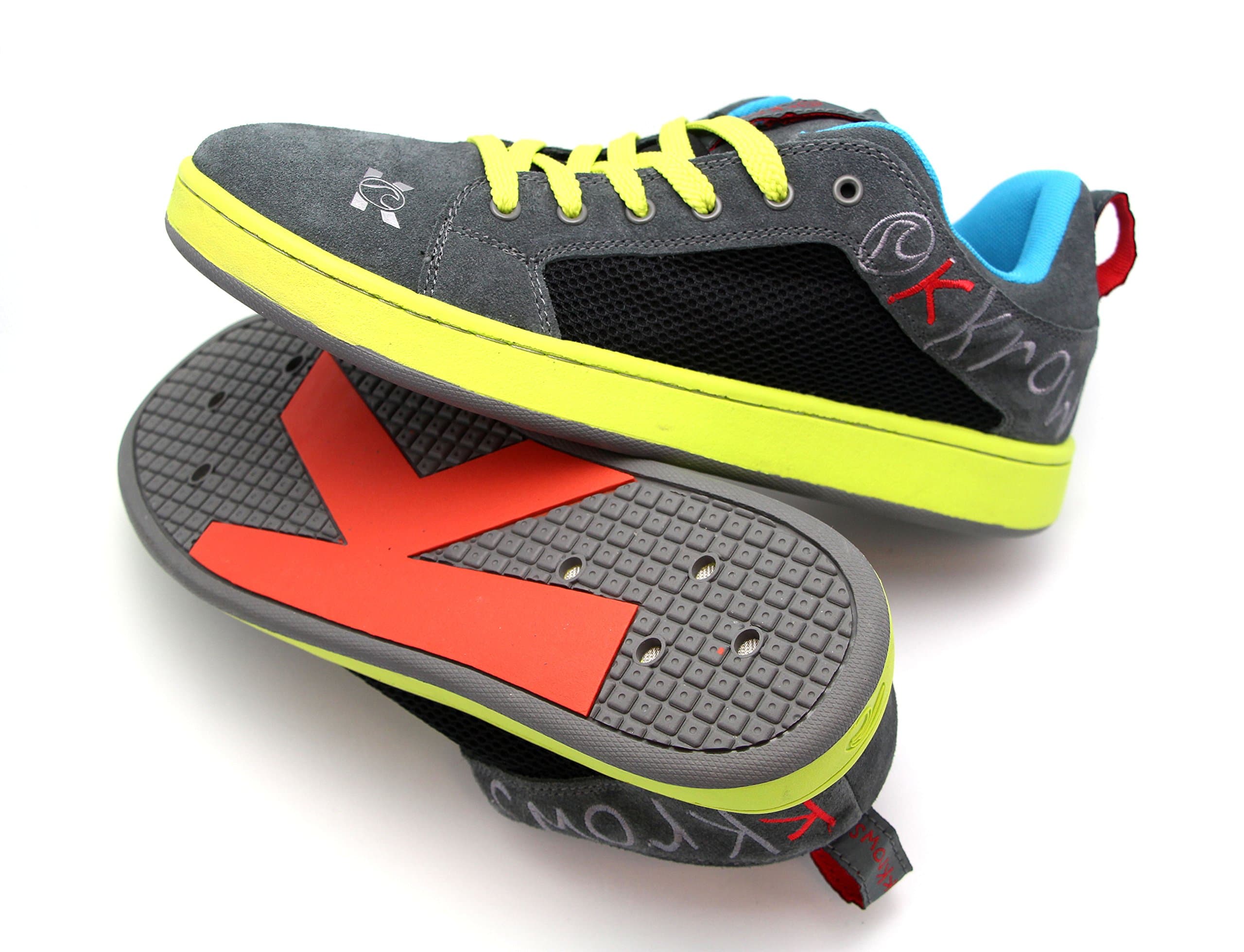 kKrows Liquid Krow Water Sport Shoes, Grey and Green, Size 8-9