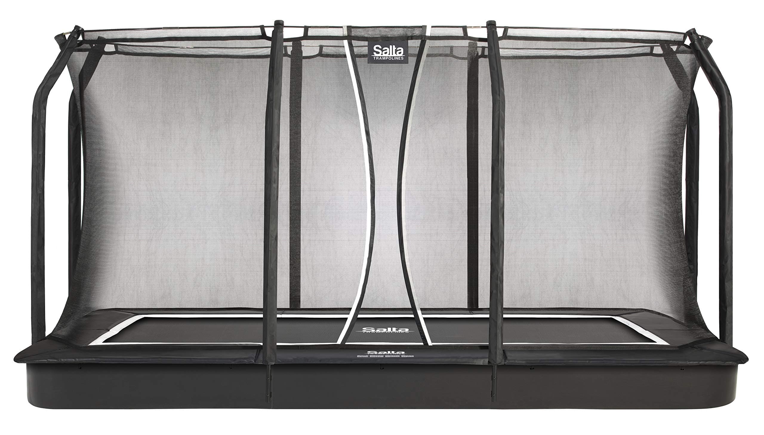 Salta Trampoline Sport Royal Baseground Optional Safety Net for Salta Baseground Rectangular 244 x 396 cm, Black, 244 x 396 cm