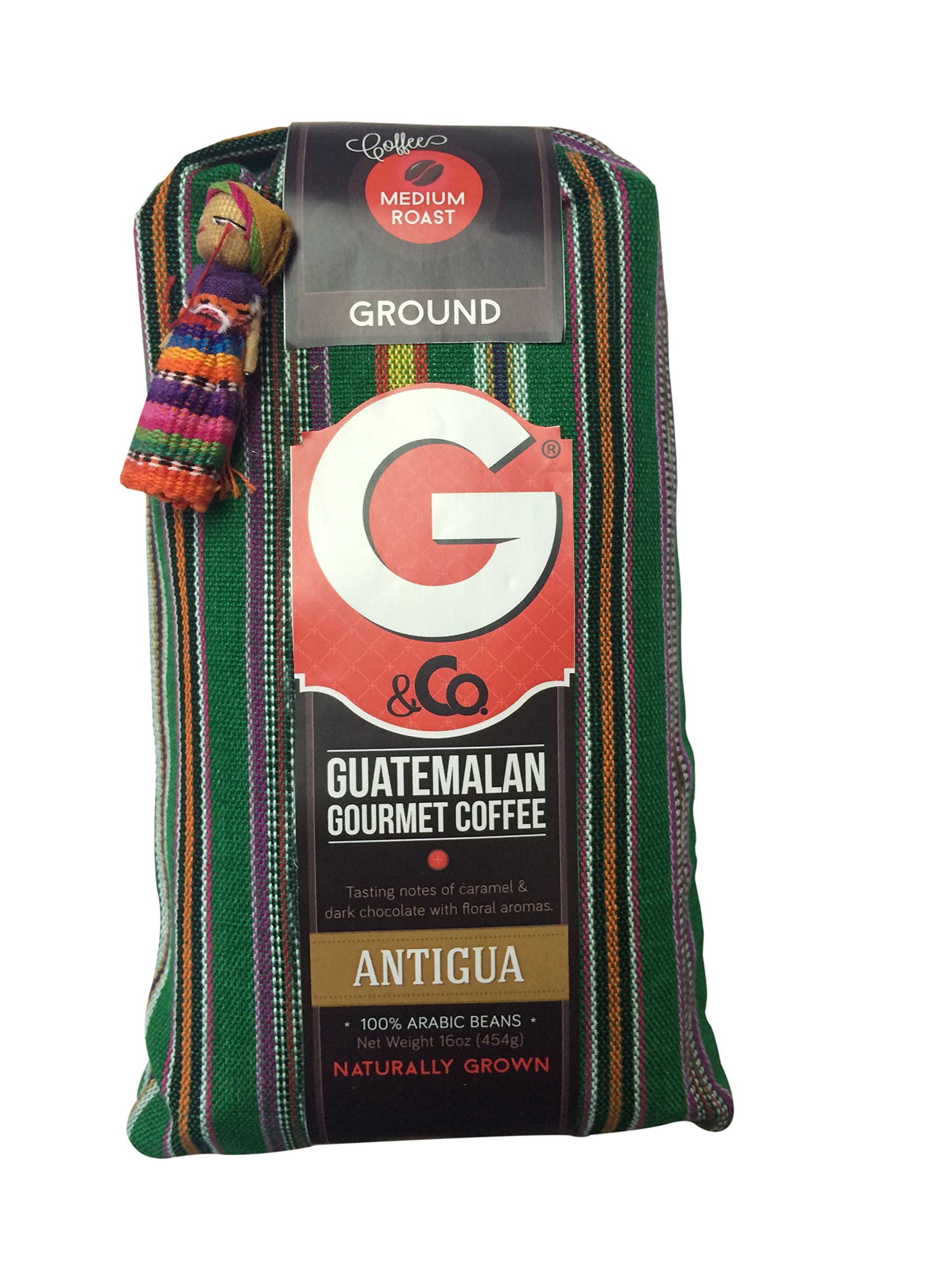Gcoffeegt Antigua Guatemala Coffee Ground, 1 Pound