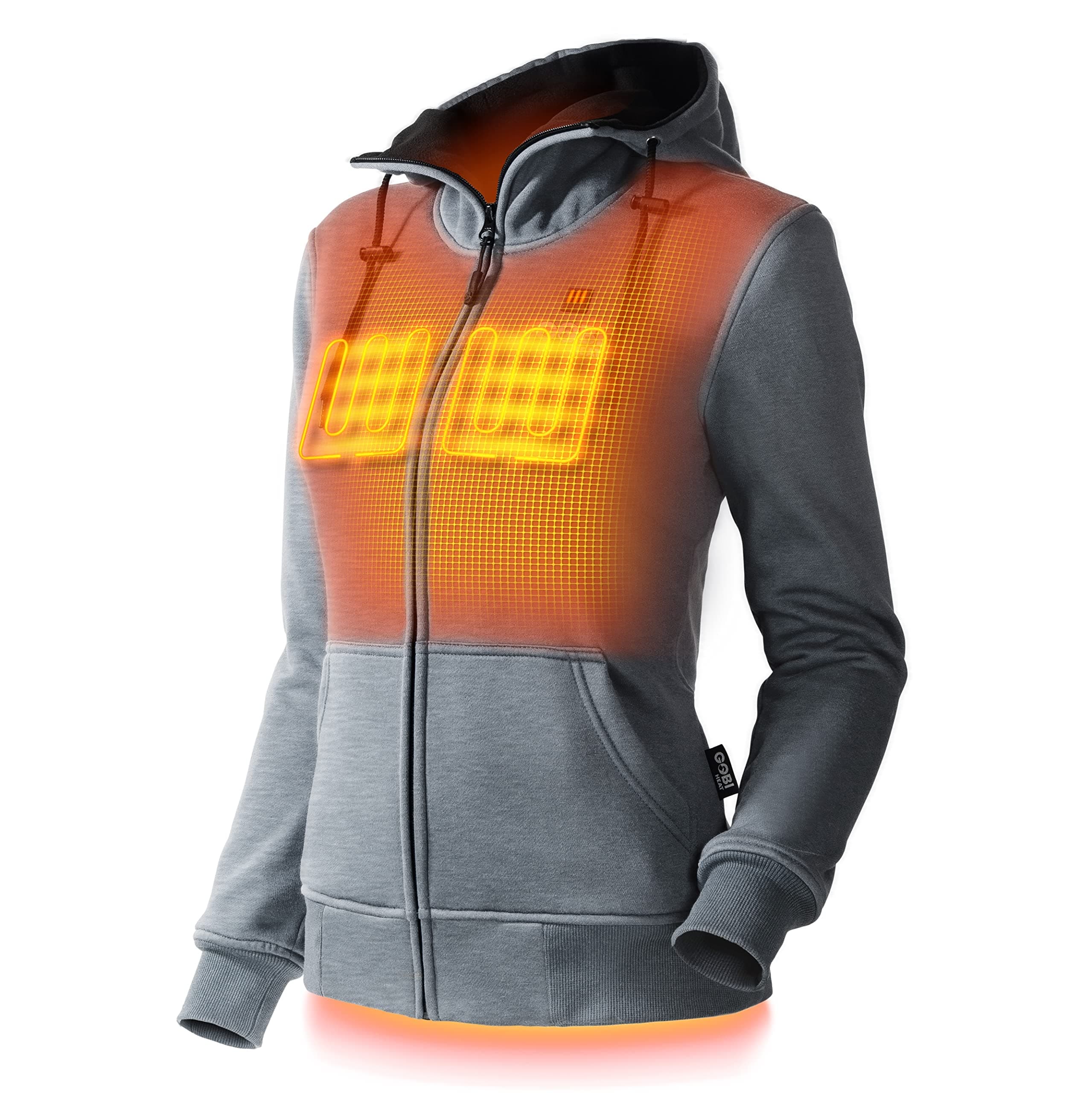 Ridge Women's Heated Hoodie - 10 hrs of Heat | with Battery & Charger | Machine Washable