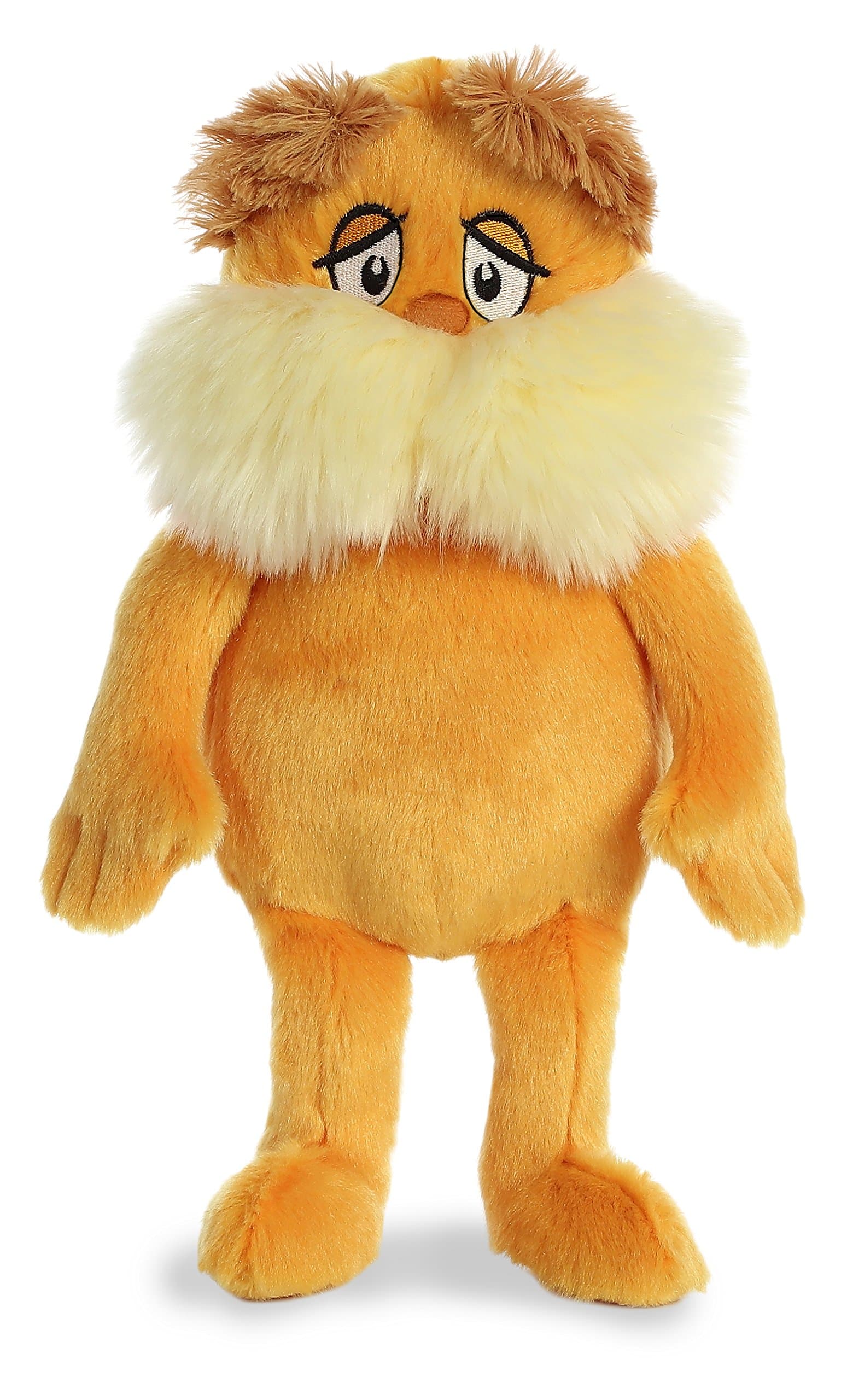 Aurora® Whimsical Dr. Seuss™ The Lorax Stuffed Animal - Officially Licensed Plush for Imaginative Play - Perfect for Kids and Adults - Orange 11 Inches