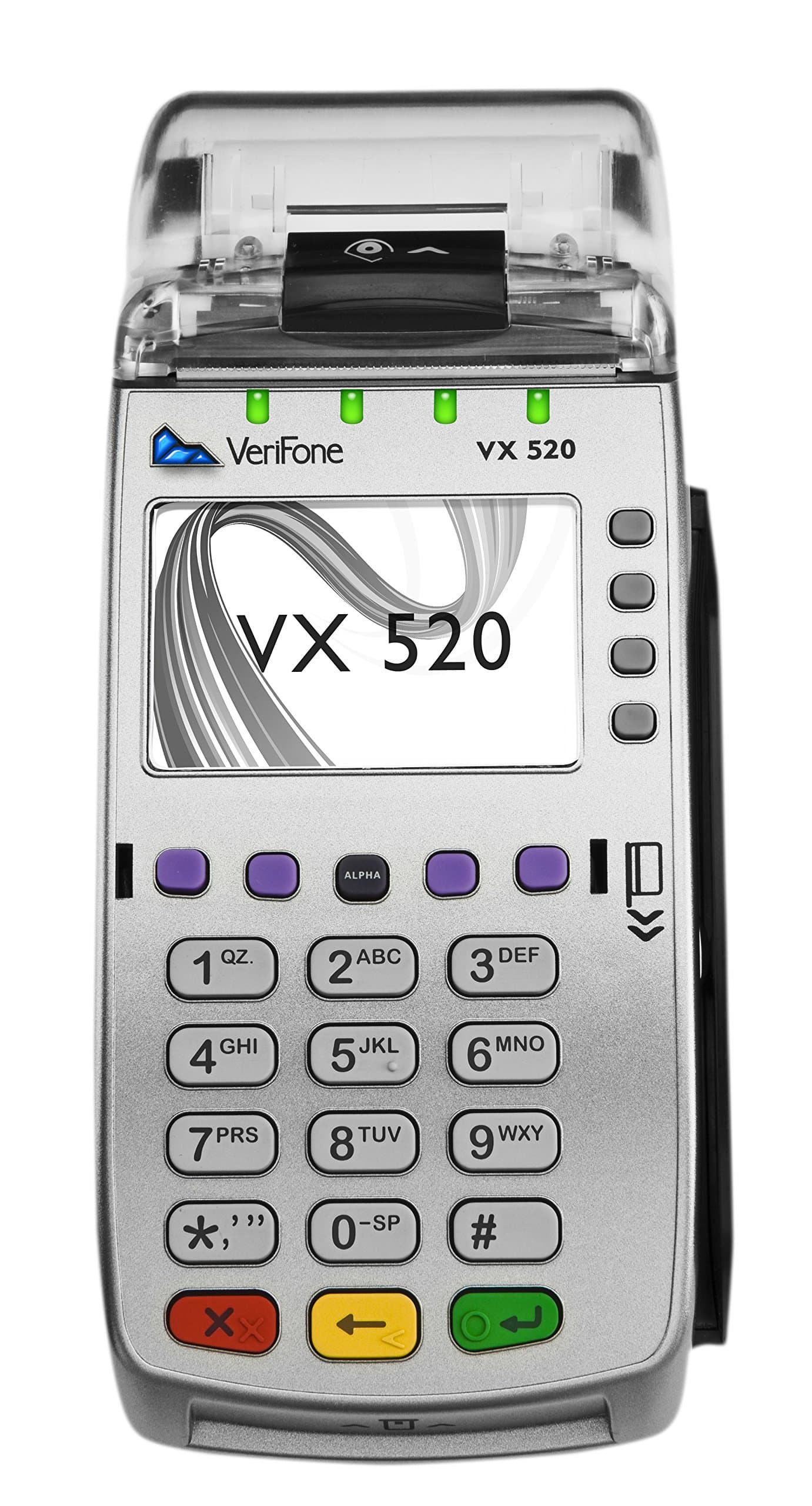 Verifone VX520 Dual Comm Credit Card Machine- With Smart Card Reader by VeriFone
