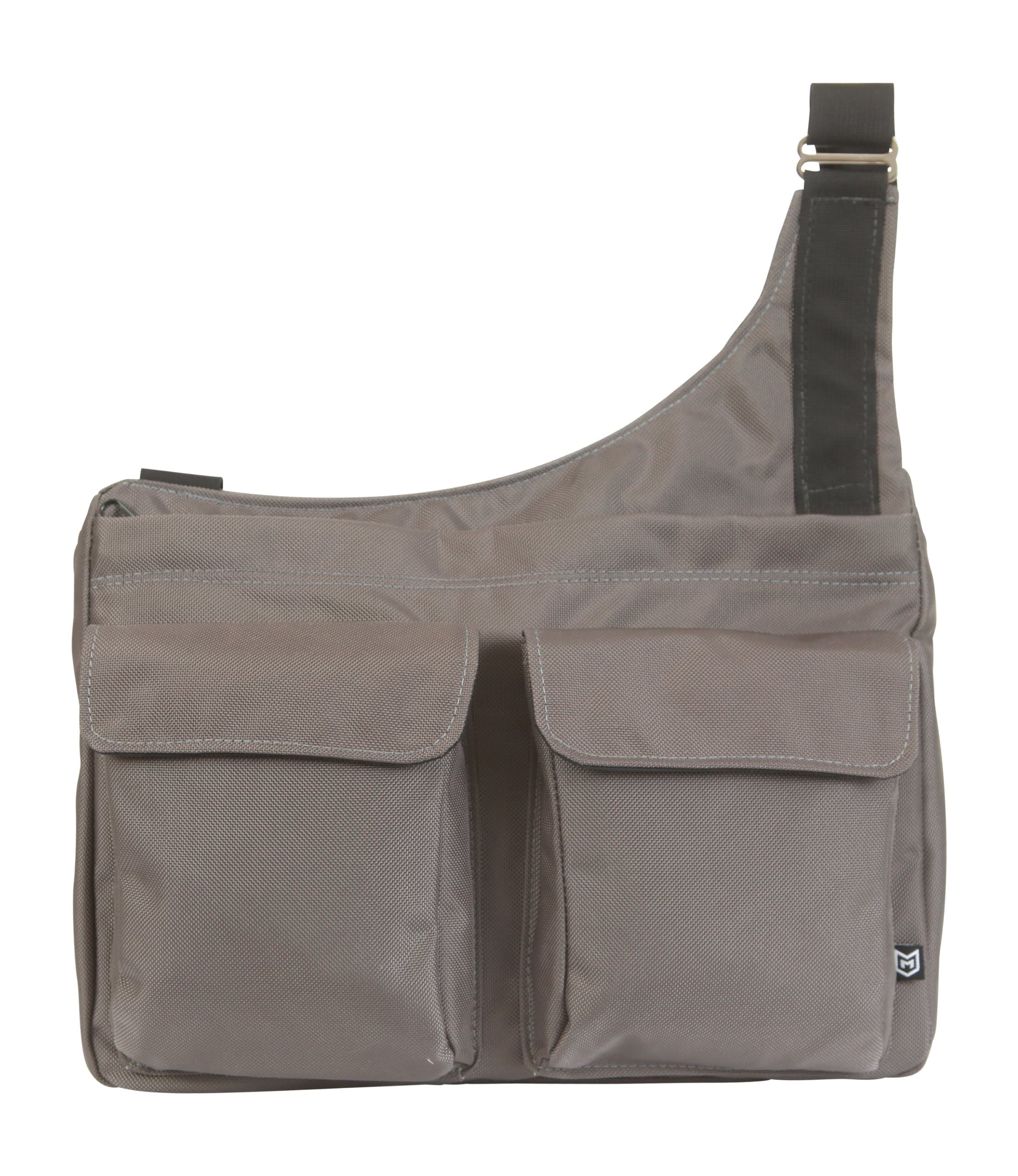 Shoulder Bag - Charcoal/Silver