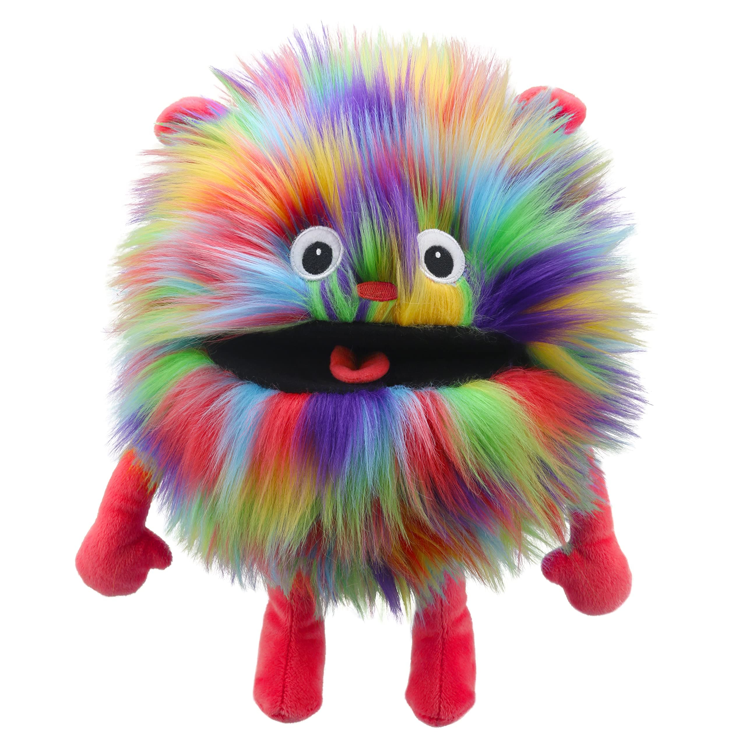 The Puppet Company Baby Monster Rainbow Hand Puppet - Mini Plush Character for Children – Interactive Nursery Rhyme Toy for Storytelling, Learning, Imagination, Roleplay and Fun Games