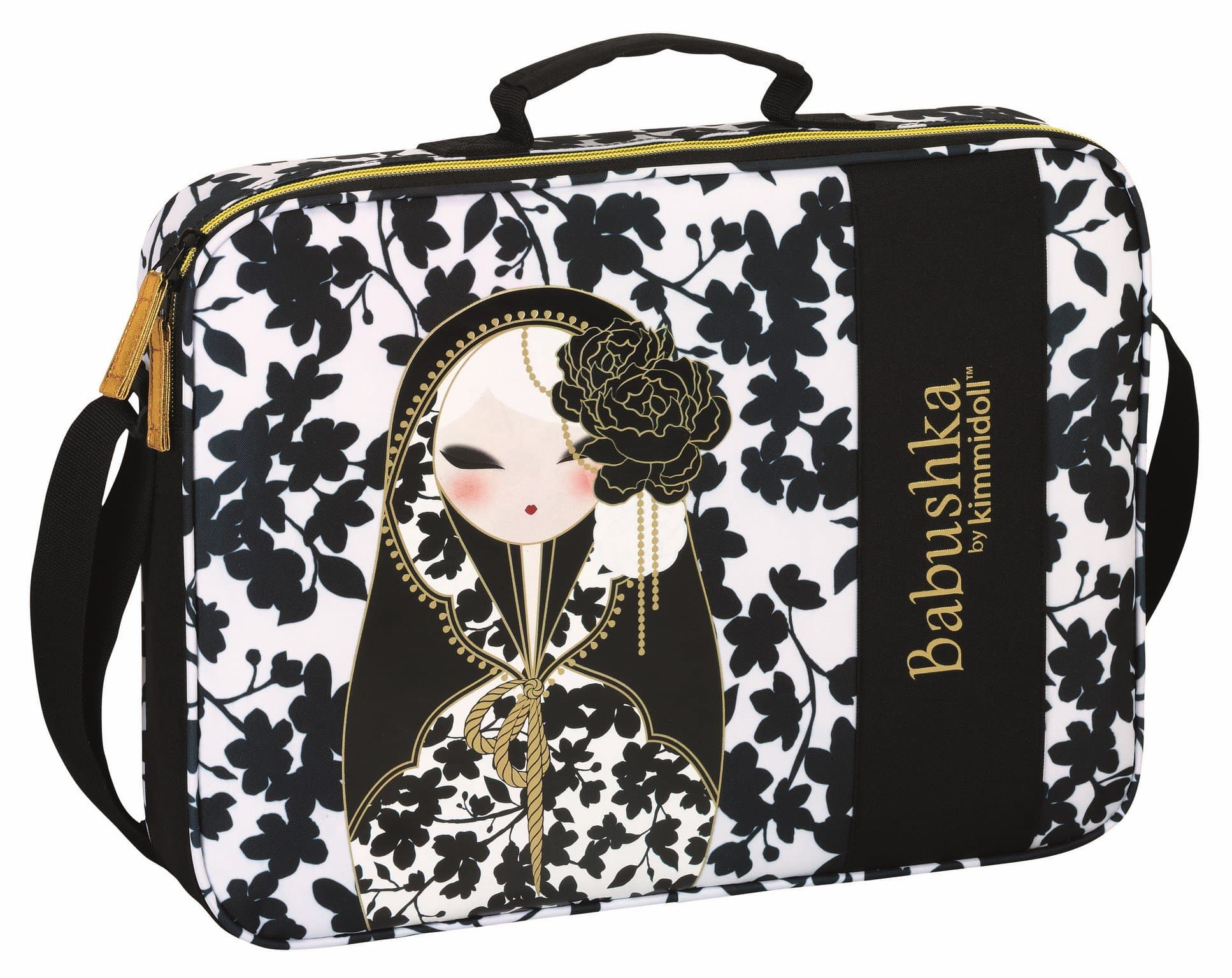 Babushka by Kimmidoll UnisexBag Black/White 38 cm