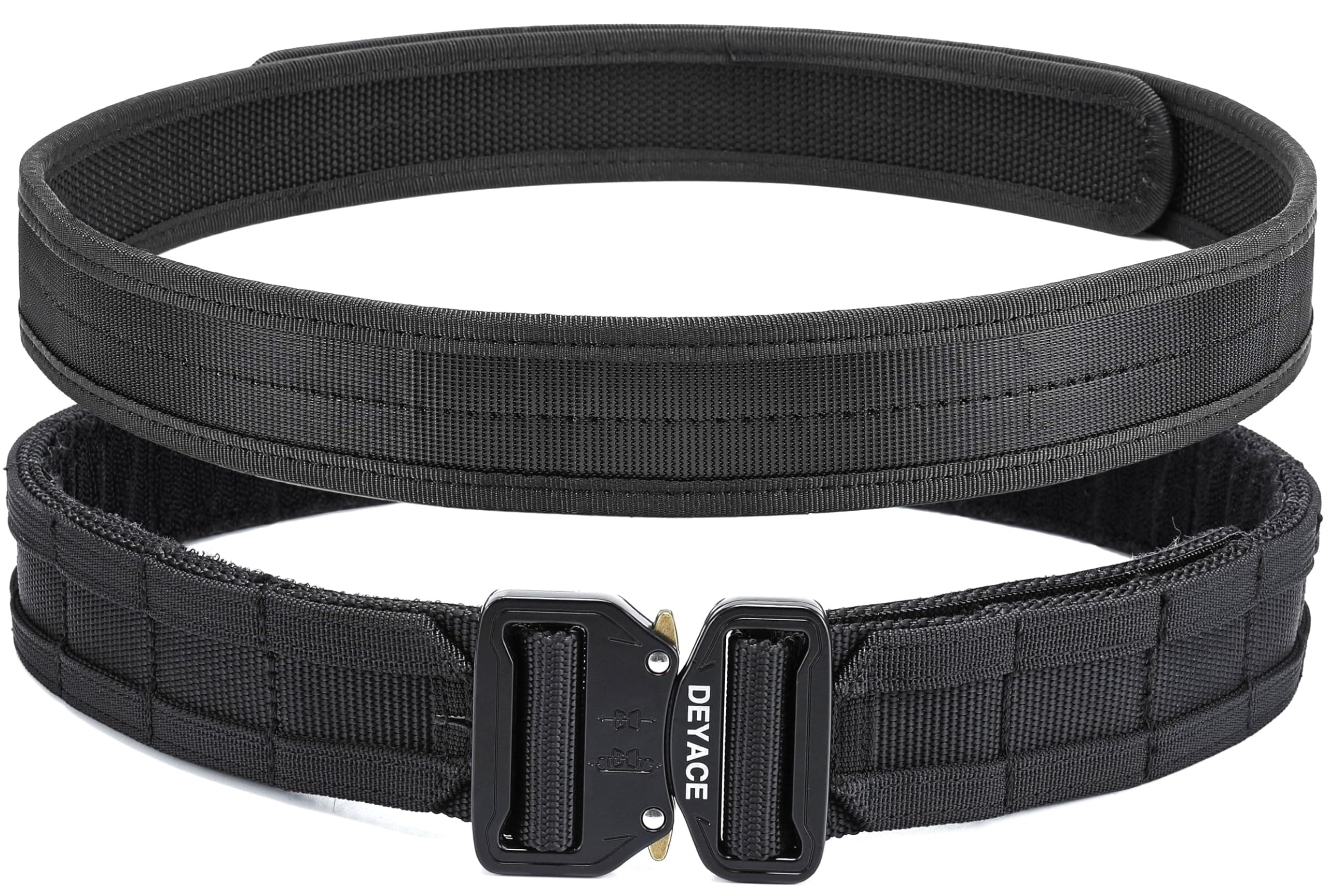 Quick Release Battle Belt, 1.75'' Tactical MOLLE Heavy Duty Belt and 1.5'' EDC Inner Belt for Law Enforcement, Shooter