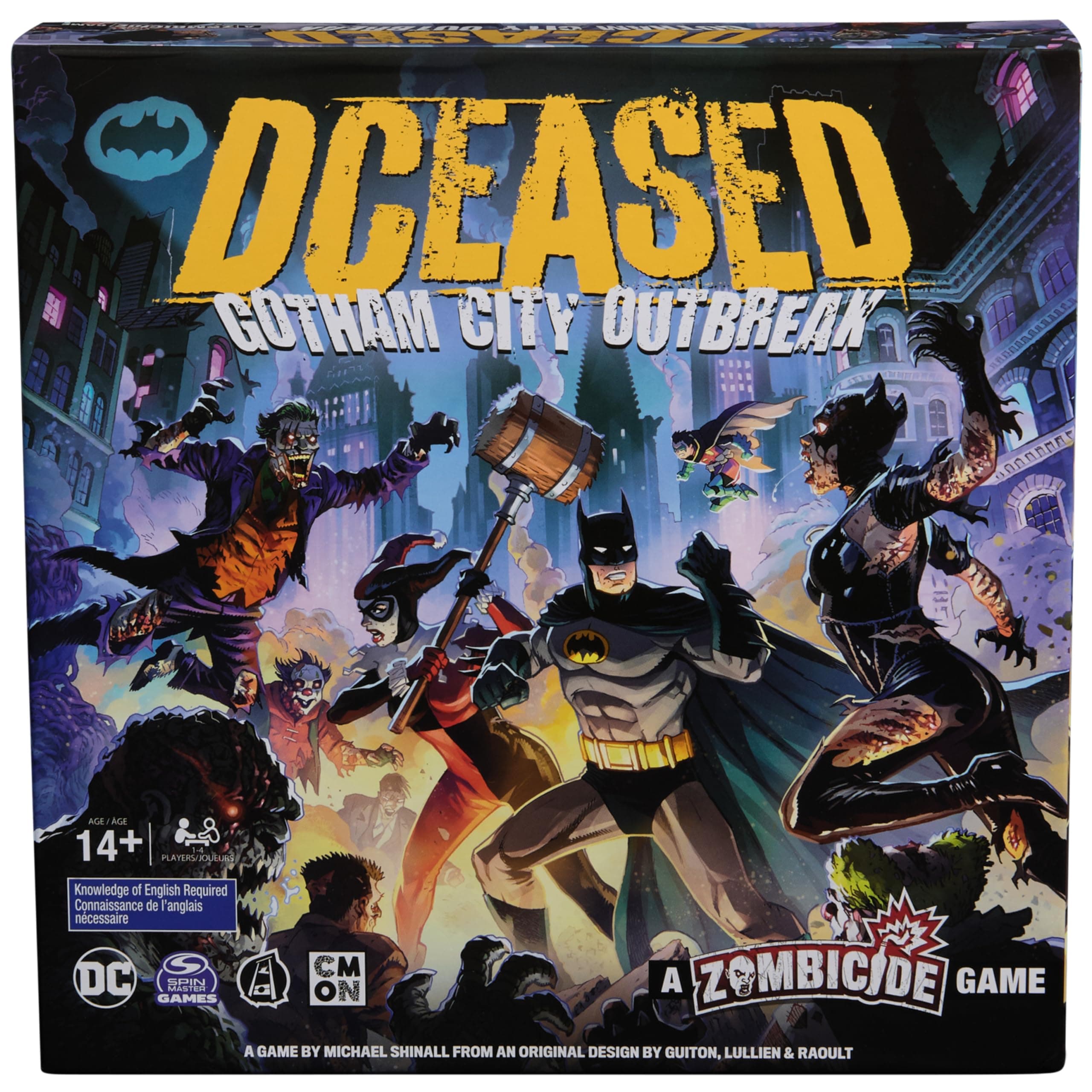 DCeased: Gotham City Outbreak, A Zombicide Game, DC Comics Heroes and Villain Minis, Adult Game, Strategy Board Game, for Ages 14+