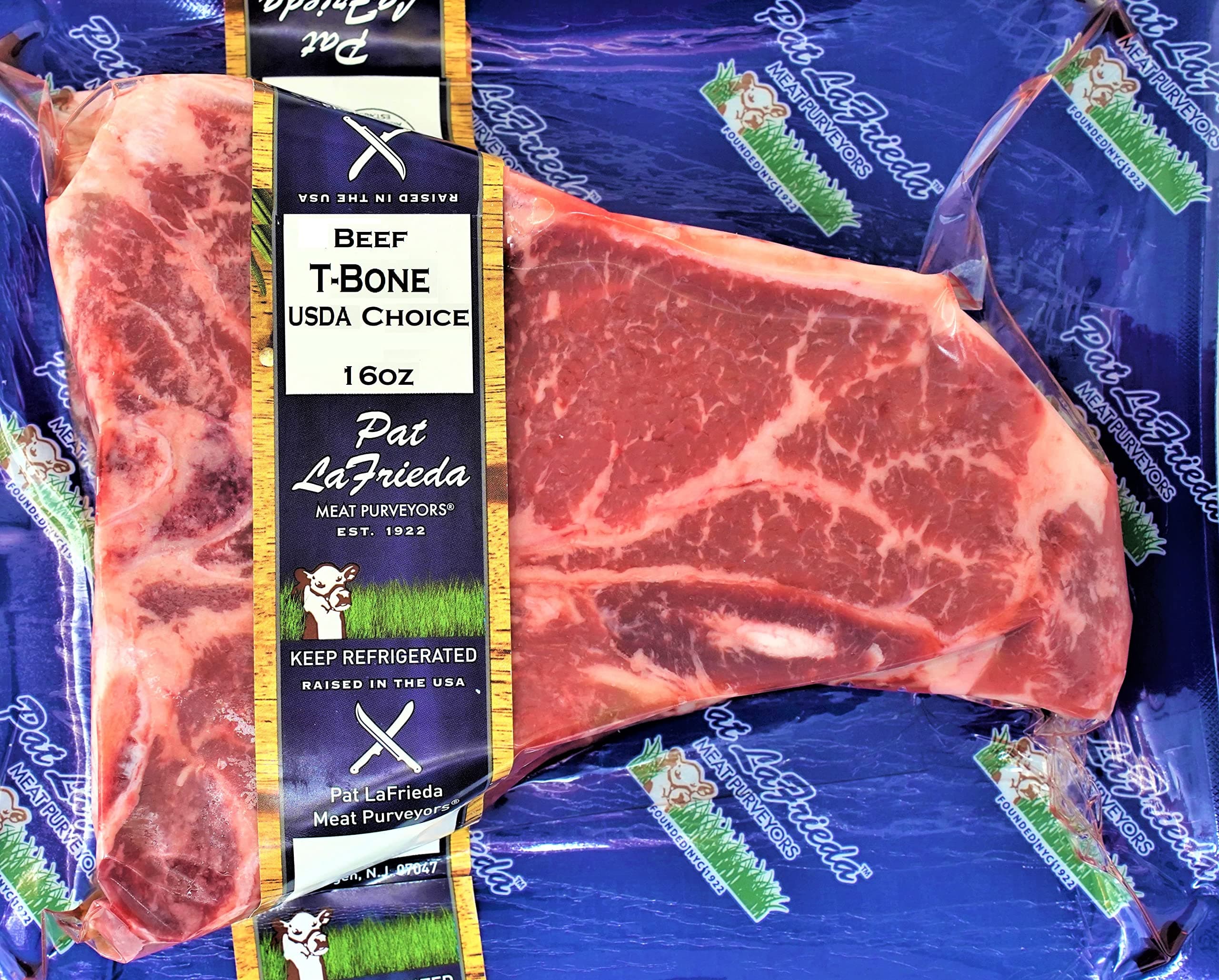 Pat LaFrieda USDA Choice T Bone Steak, 1 lb