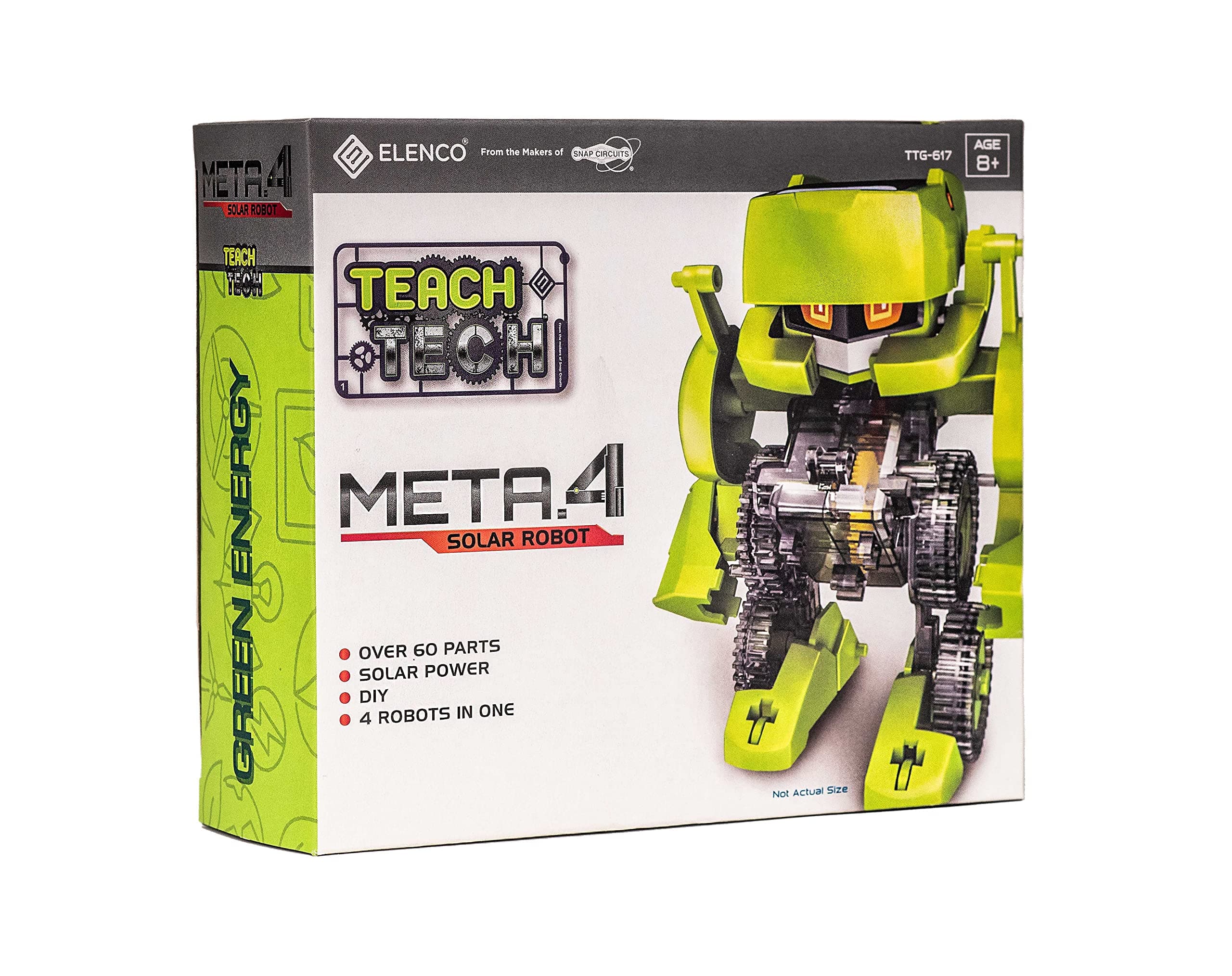 Meta.4, Transforming Robot, STEM Solar Toys for Kids 8+