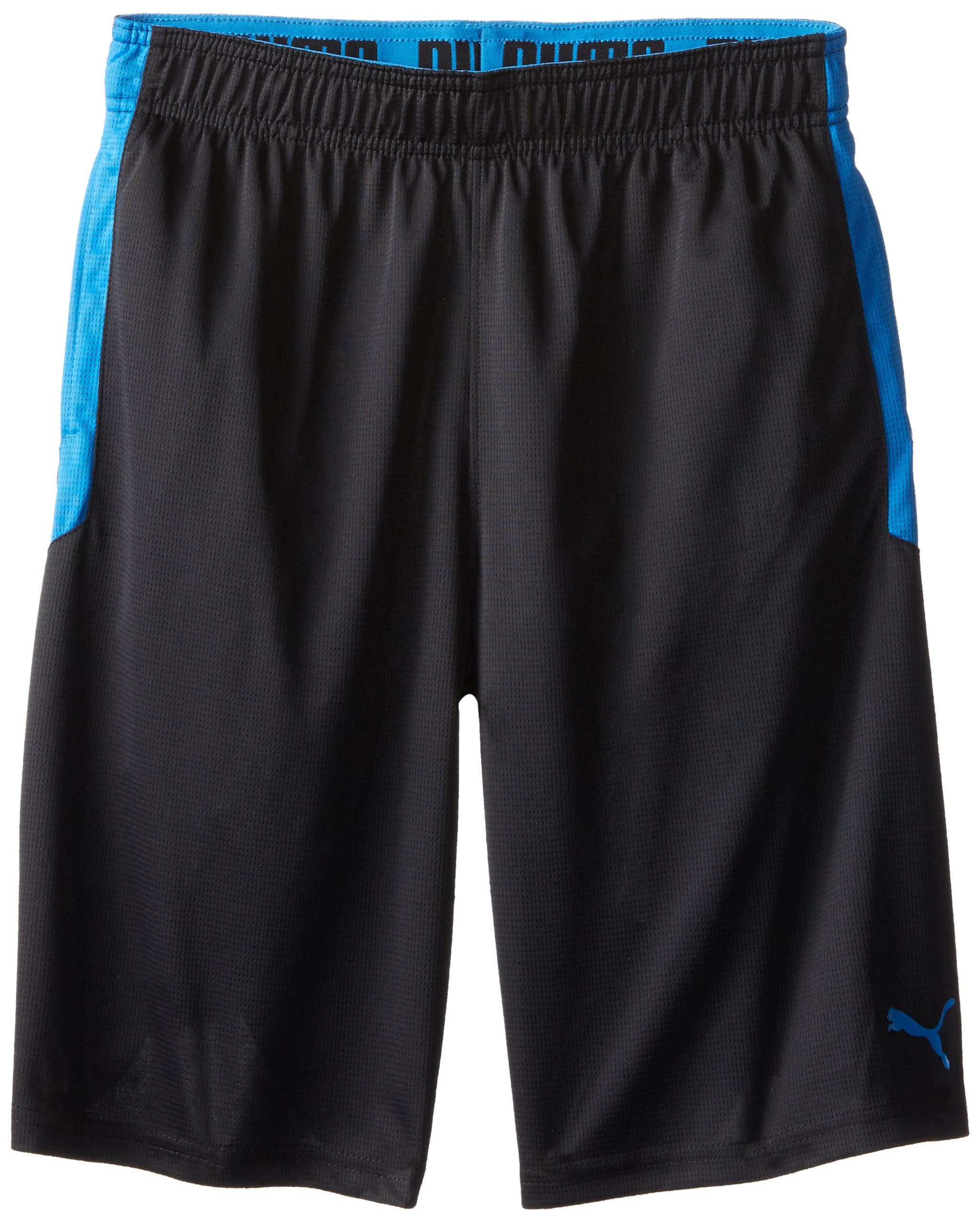 PUMA Big Boys' Color-Block Athletic Short