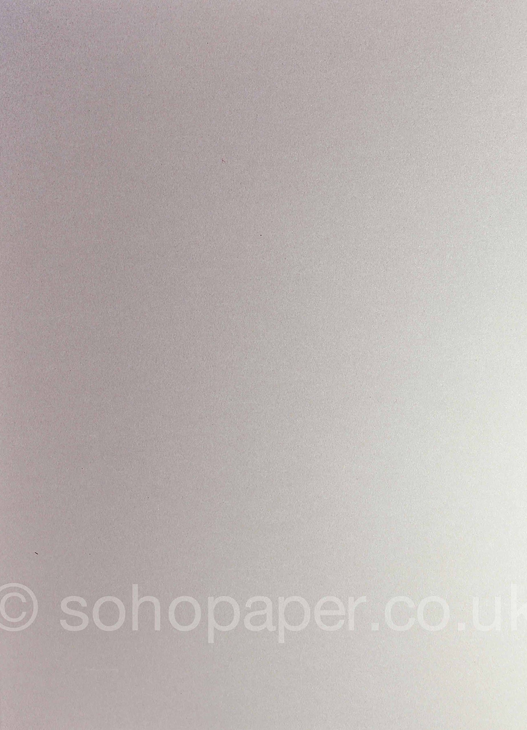 Double Sided Pearl Paper 125gsm A4 Paper - Lots of Colours Available - Packs of 25 - Soho Paper (Ice White)