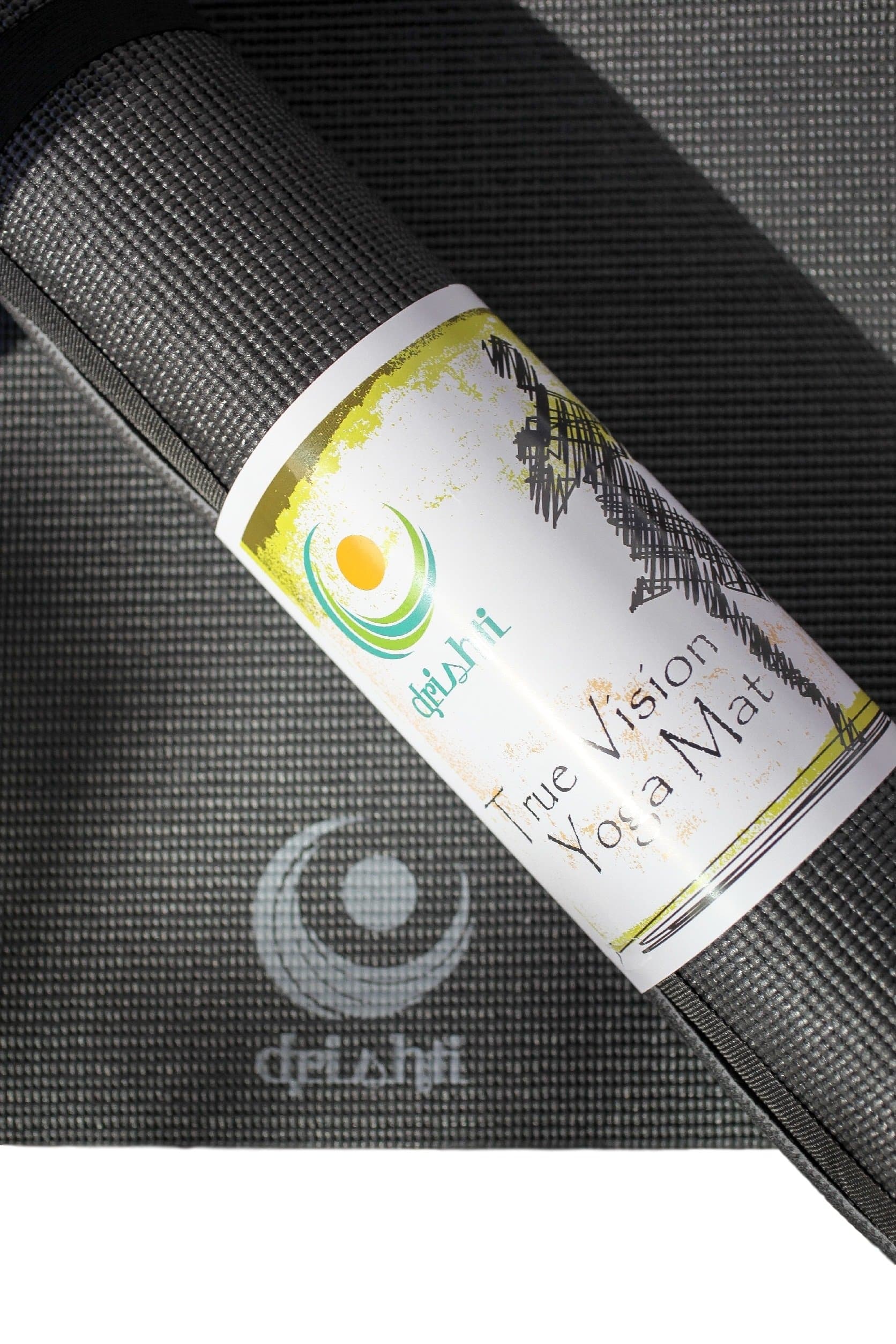 Drishti True Vision Yoga Mat - Premium, Eco-Friendly Non-Slip Mat with Carry Strap - Extra-Thick 6mm, Extra-Long 72" - See Your New Self; Find Your Drishti!