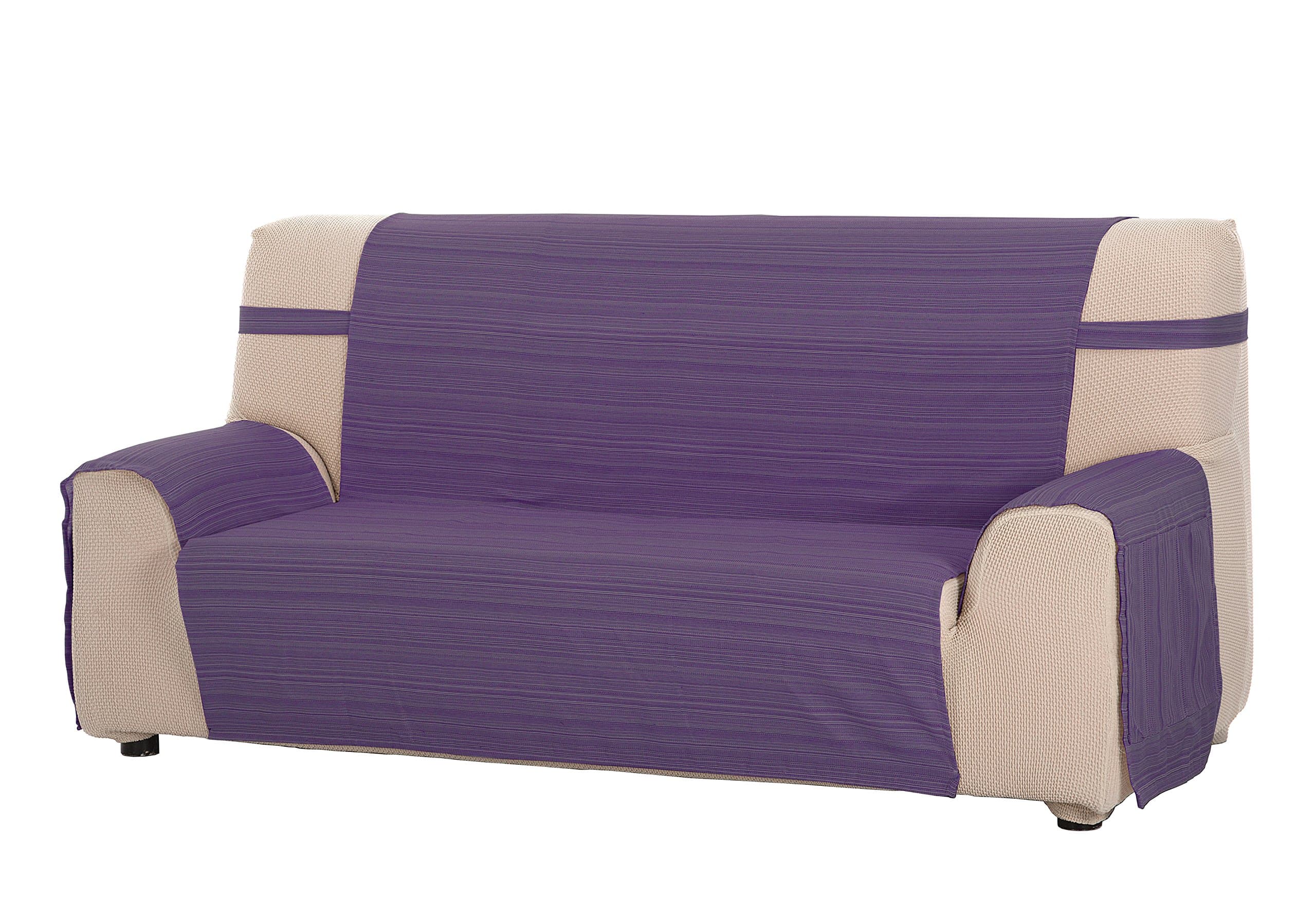 Martina Home Covers Sofa/salvasofa Model Ribera Color Action 3 Square 170 x 210 cm, Fabric, Lilac, 32 x 42 x 8 cm