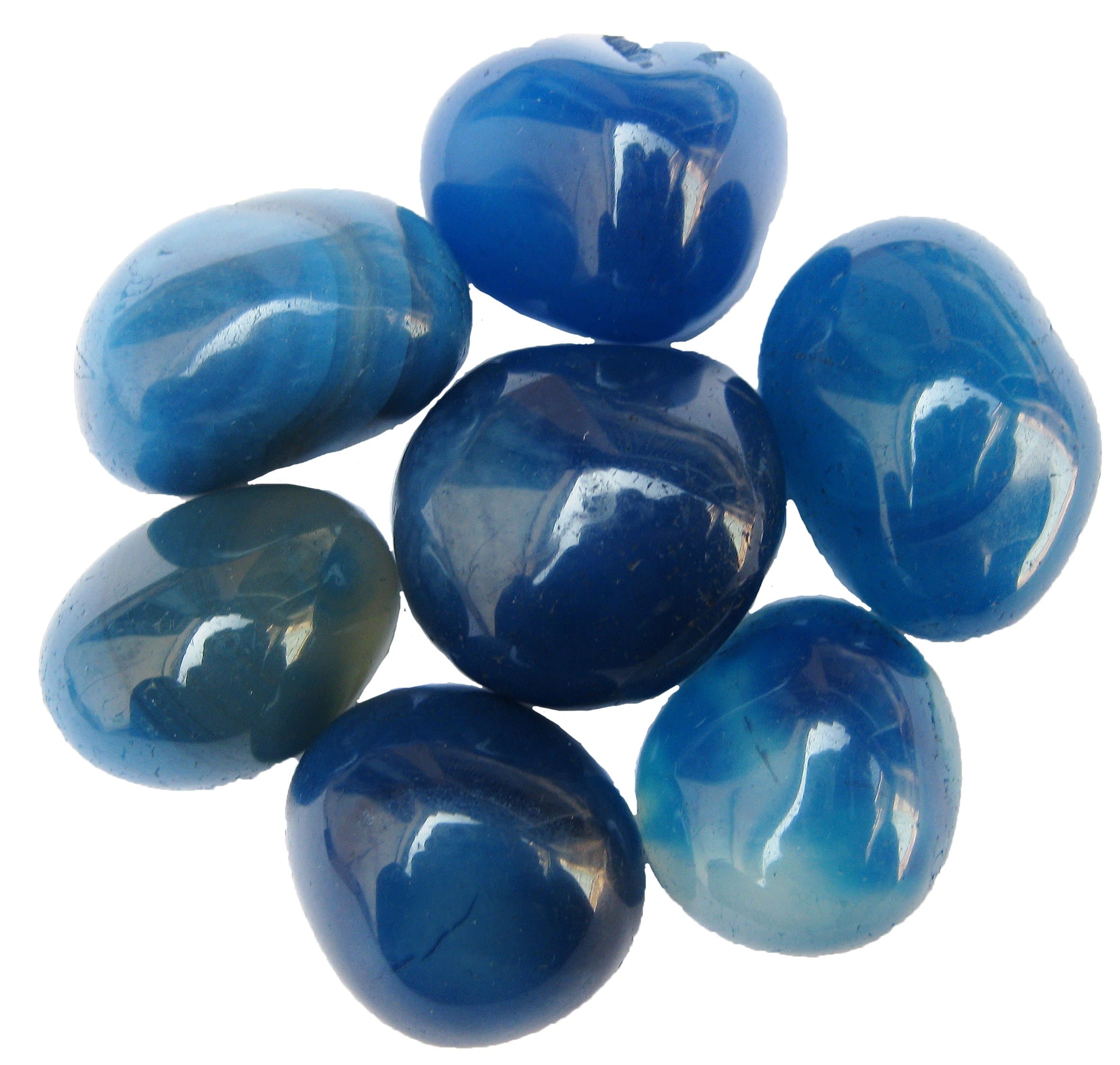 Prisha Blue Onyx Decorative Stone For Lawn,Pot&etc (2.2 Lbs)
