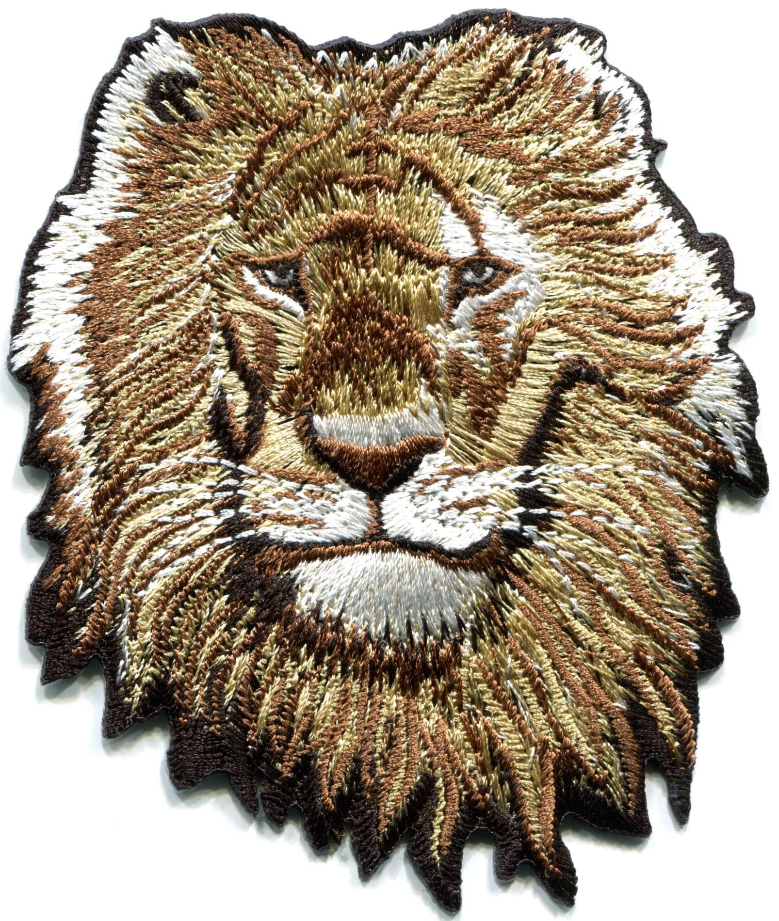 Lion cat Puma Jaguar Tiger Cheetah Animal Wildlife Predator Embroidered Applique Iron-on Patch S-587