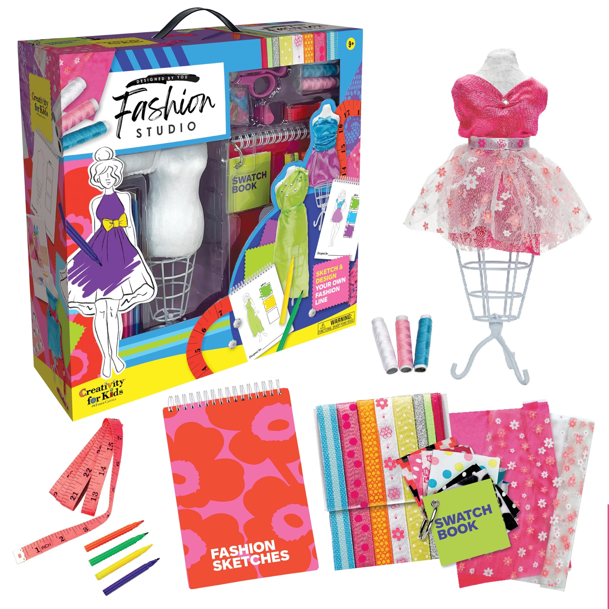 Creativity for Kids Designed By You Fashion Studio, Fashion Design Kit For Kids