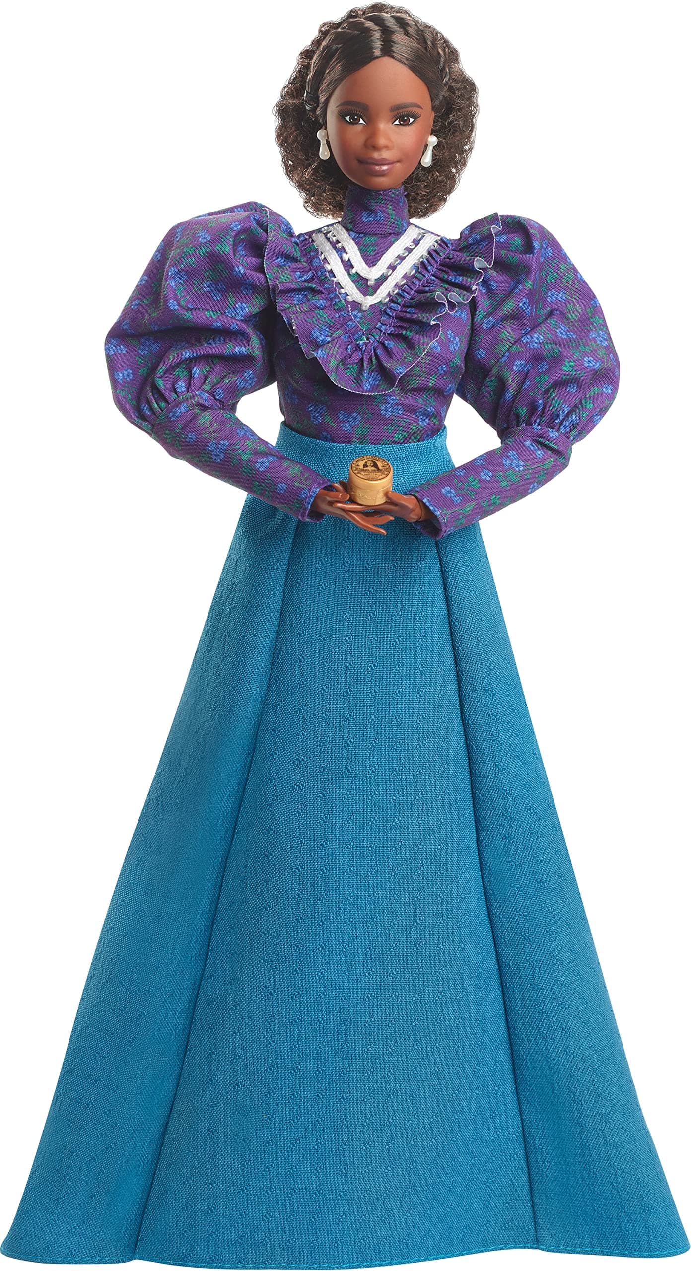 Barbie Madam C.J. Walker Inspiring Women Doll with Accessories & Doll Stand, Gift for Collectors and Kids Ages 6 Years Old & Up