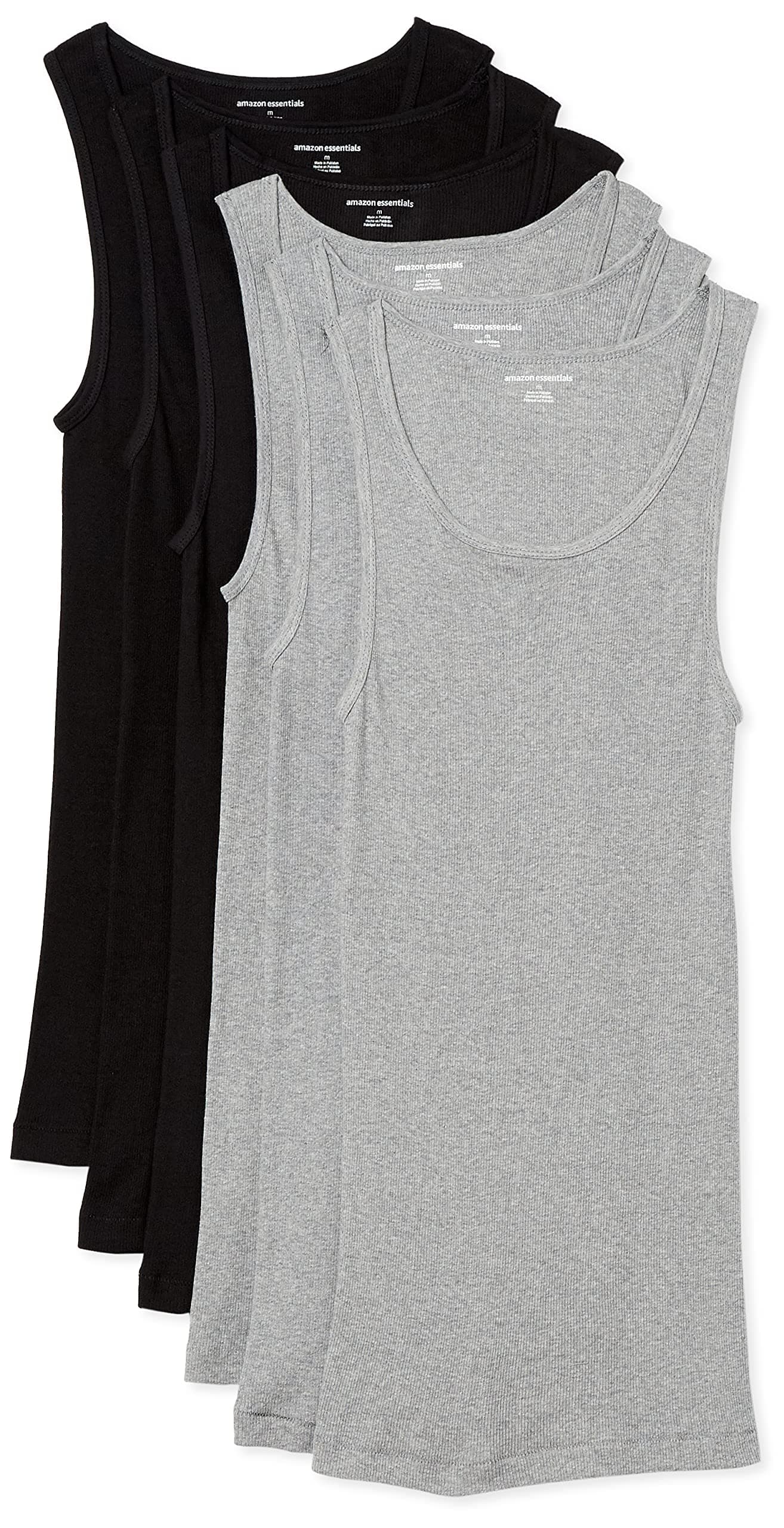 Men's Lightweight Tank Undershirts, Pack of 6