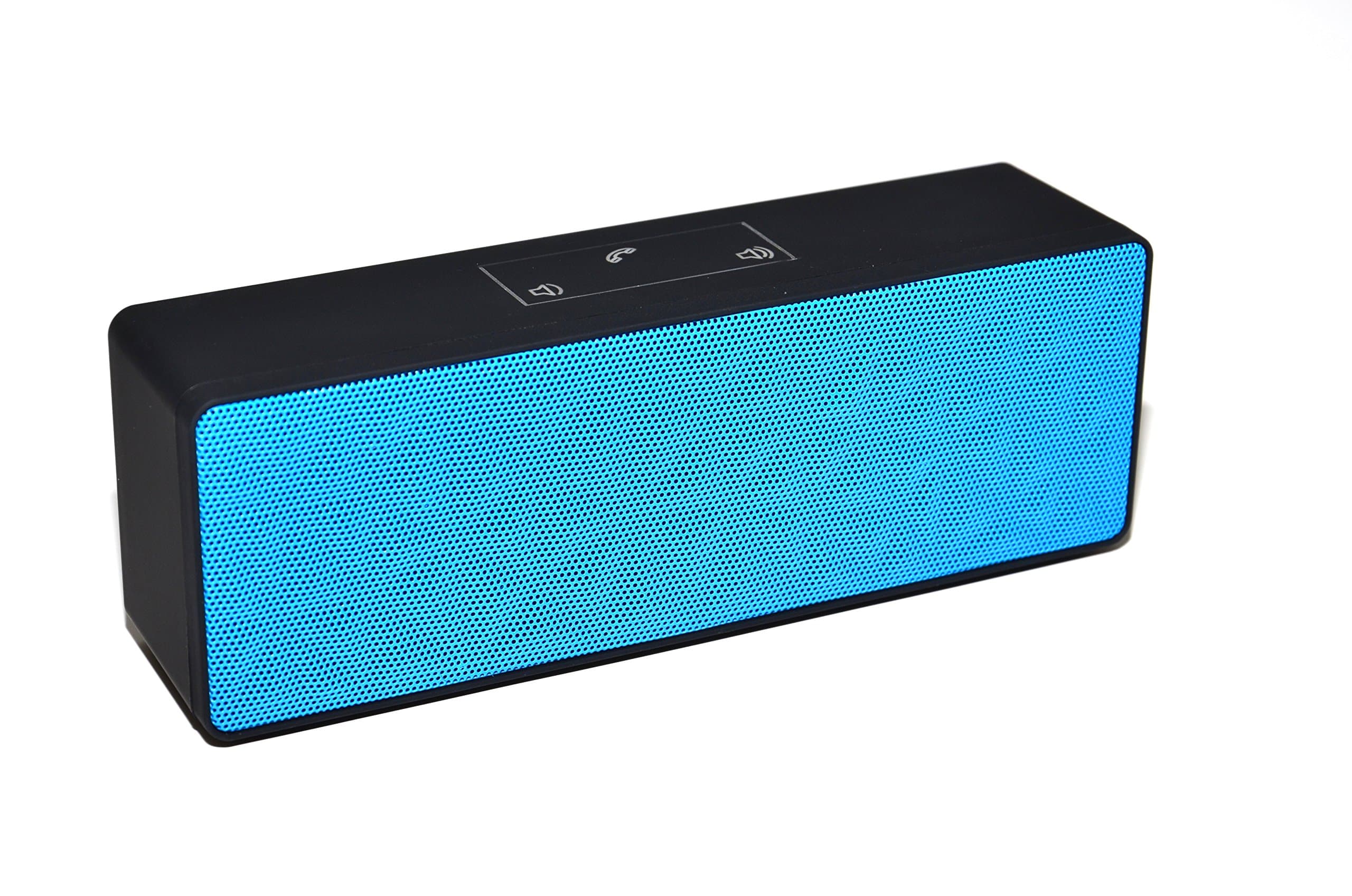 Bluetooth Speakers, SingBel Portable Wireless Bluetooth Speaker- Blue with 12 Hour Battery Life, with 2x40 mm Drivers & Passive Subwoofer for Rich Sound, Built in Microphone for Hands-free Calling.