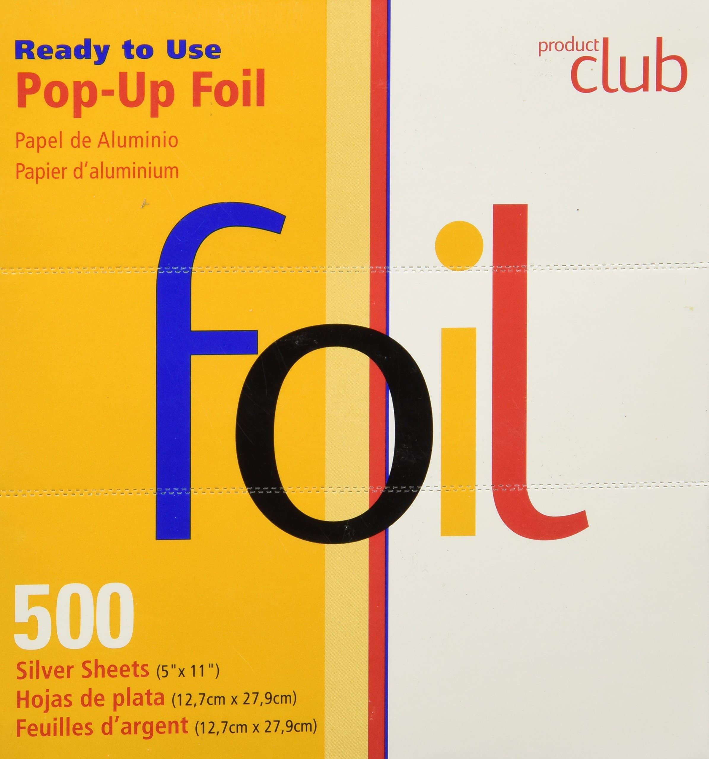 Product Club Foil Sheets 500Ct Pop Up