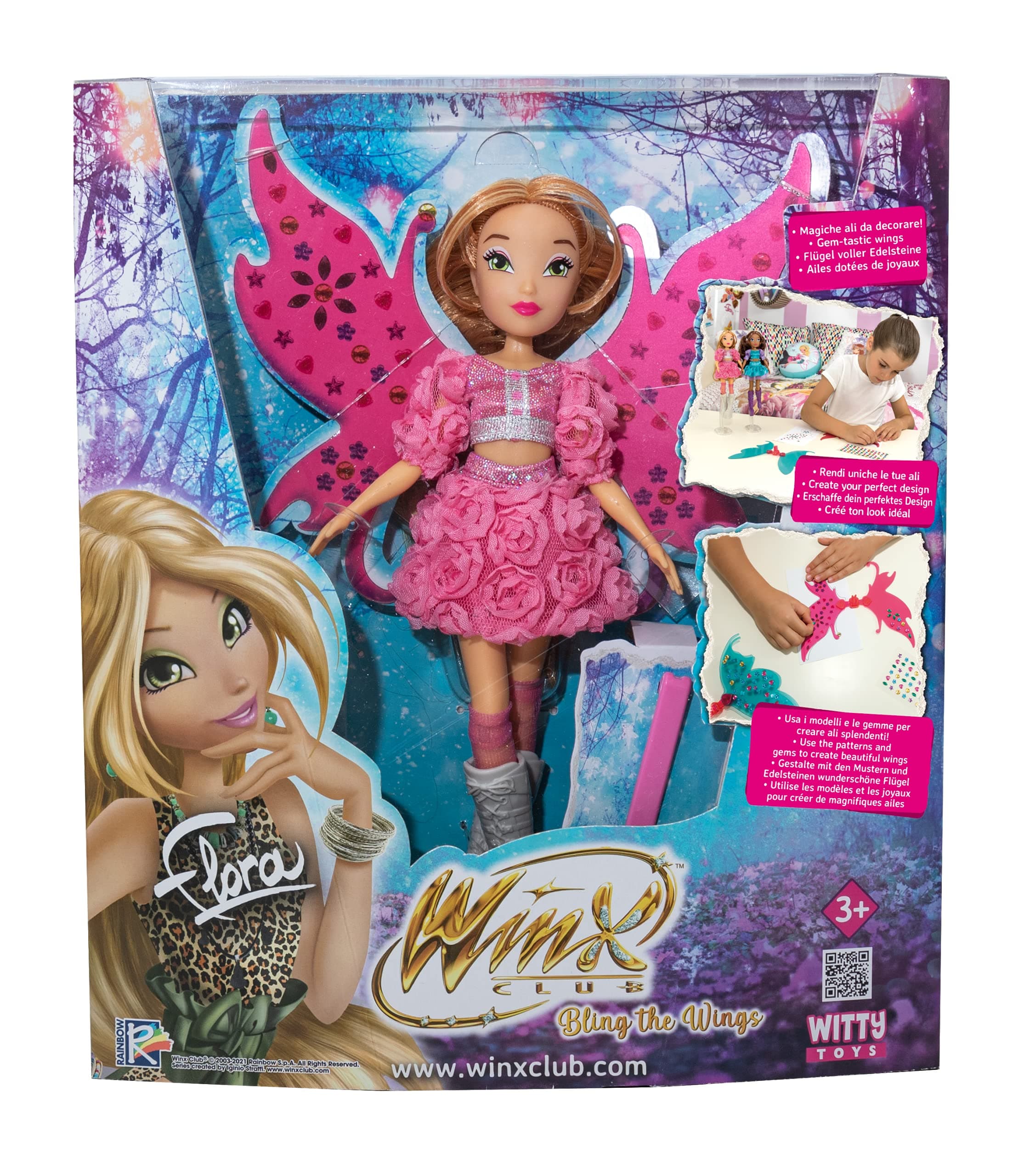 Rocco Giocattoli Bling The Wings Flora Winx Club