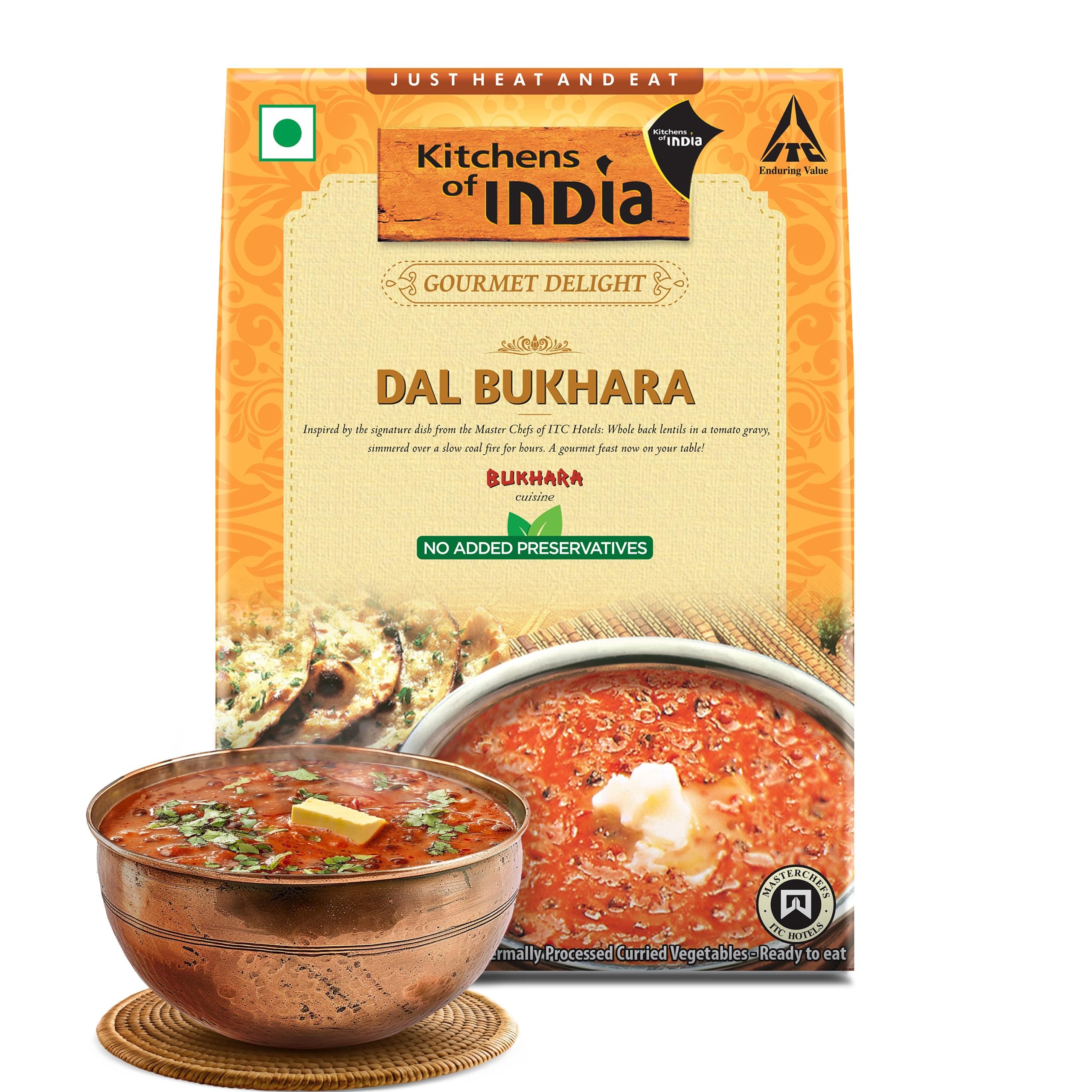 Kitchens of India Dal Bukhara, ITC Ready to Eat Indian Food, Just Heat and Eat, Microwavable, 285gram