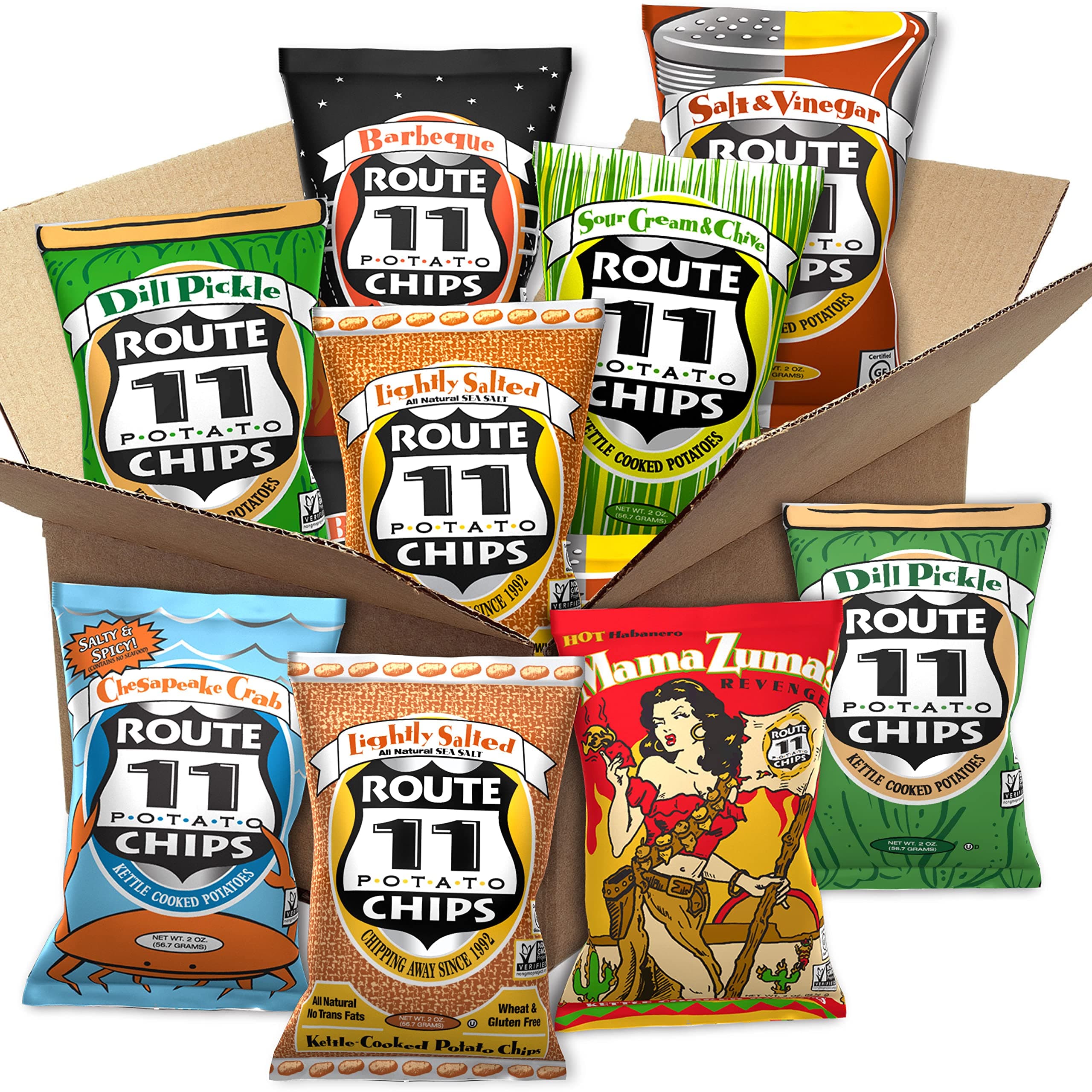 Route 11 Potato Chips, Road Trip Combo pack