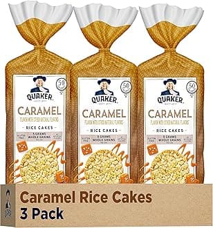 Large Rice Cakes, Caramel, Pack of 3