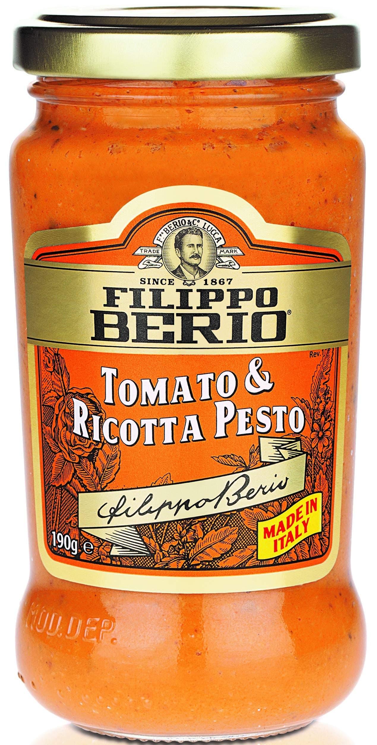 Filippo Berio Tomato and Ricotta Pesto, 190g