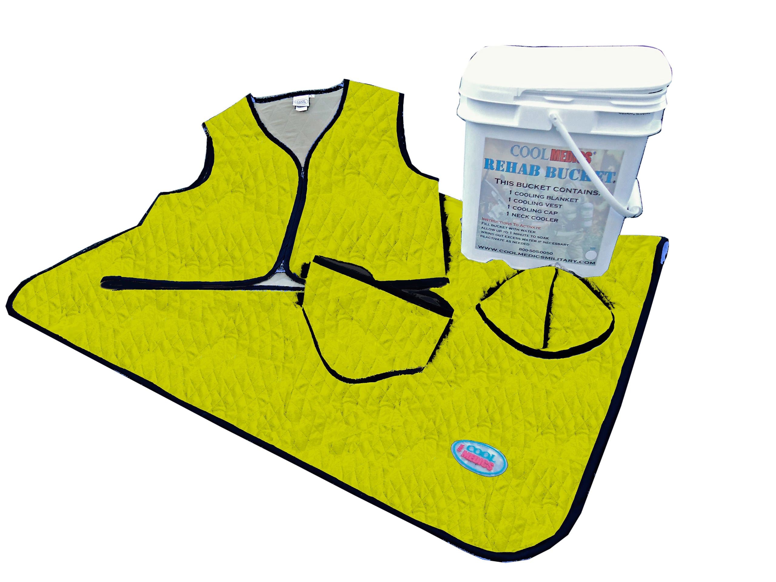 Cool Medics RB101 Rehab Bucket, 4X-Large, Yellow